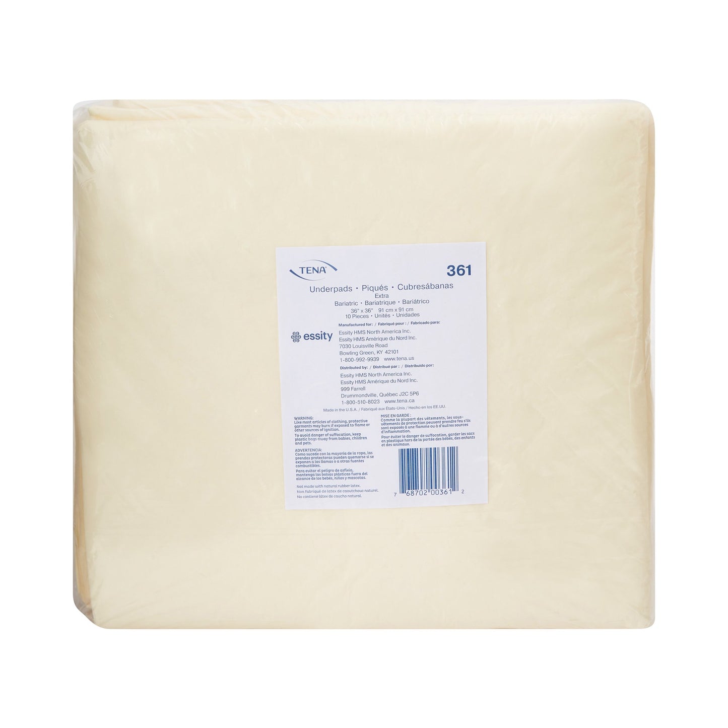 UNDERPAD, HARMONIE BGE 36"X36"(10/BG 10BG/CS) SCAPER