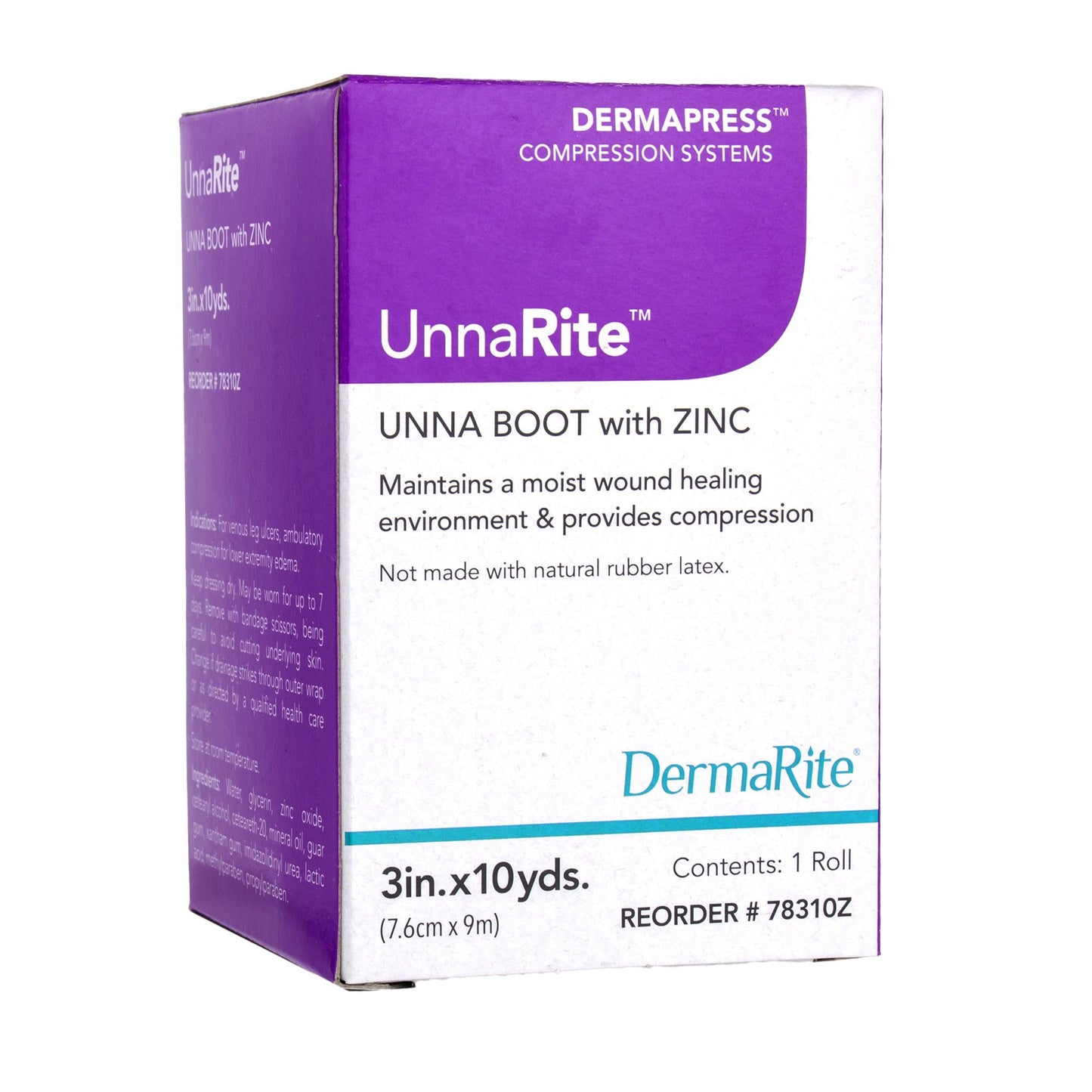 DRESSING, WOUND UNNARITE W/ZINC 3"X10YDS (1/EA)