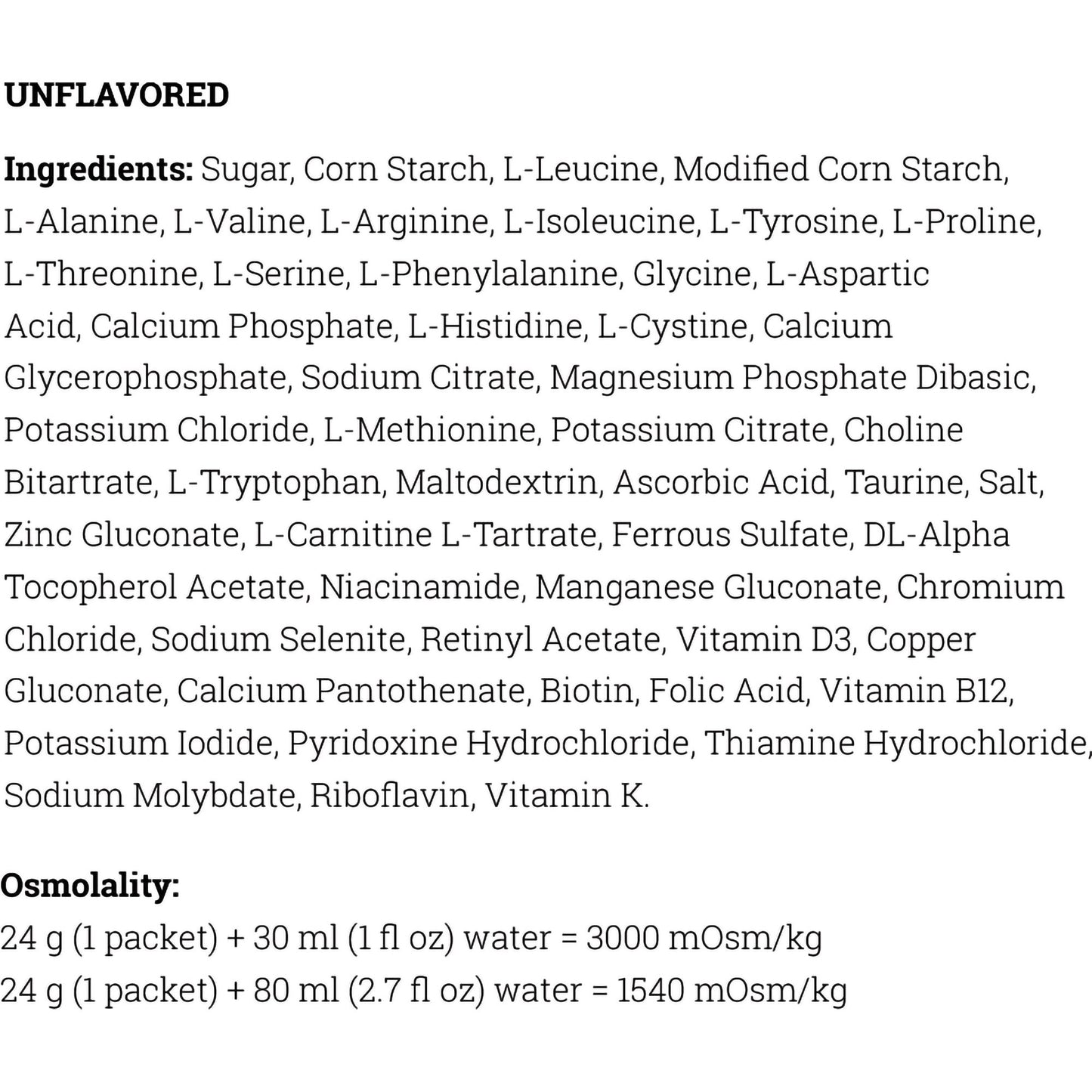 GEL, GA PROTEIN SUBSTITUTE UNFLAVORED SACHET 24GM (30/BX)