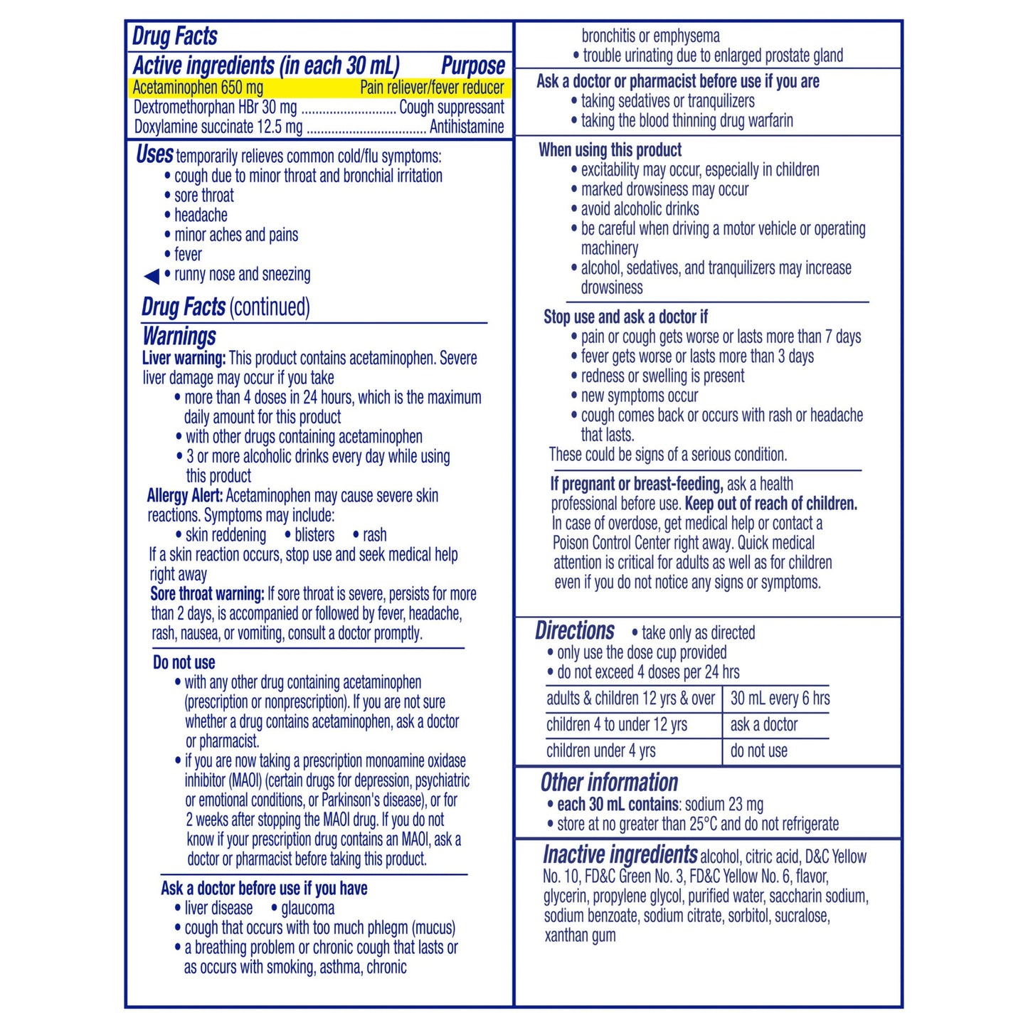 NYQUIL, LIQ VICKS COLD & FLU NIGHTTIME 8OZ