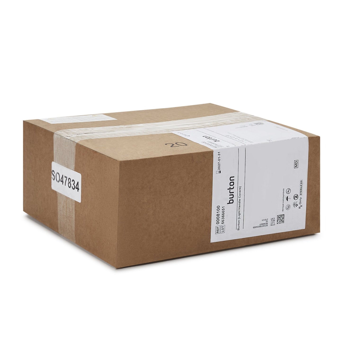 COVER, LIGHT HNDL DISP STR (25/BX)