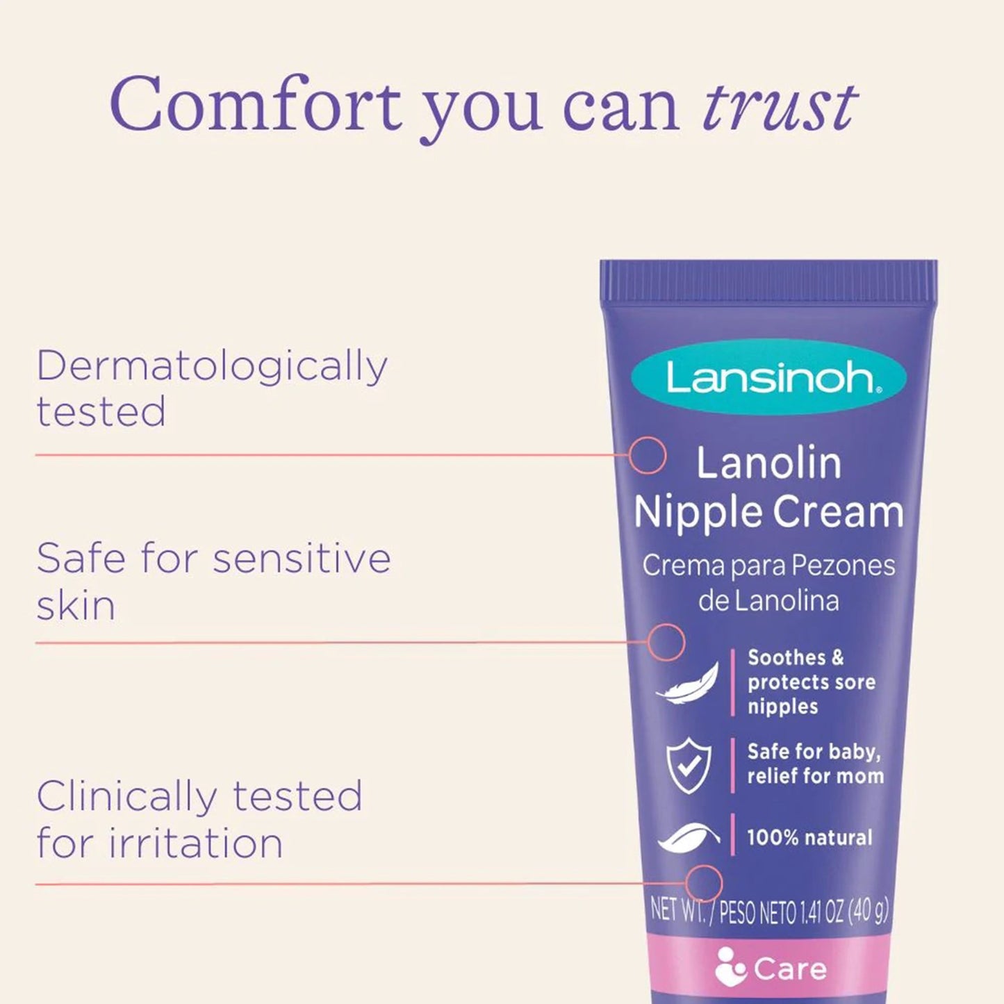 LANSINOH LANOLIN, CRM 40GM 1.41OZ