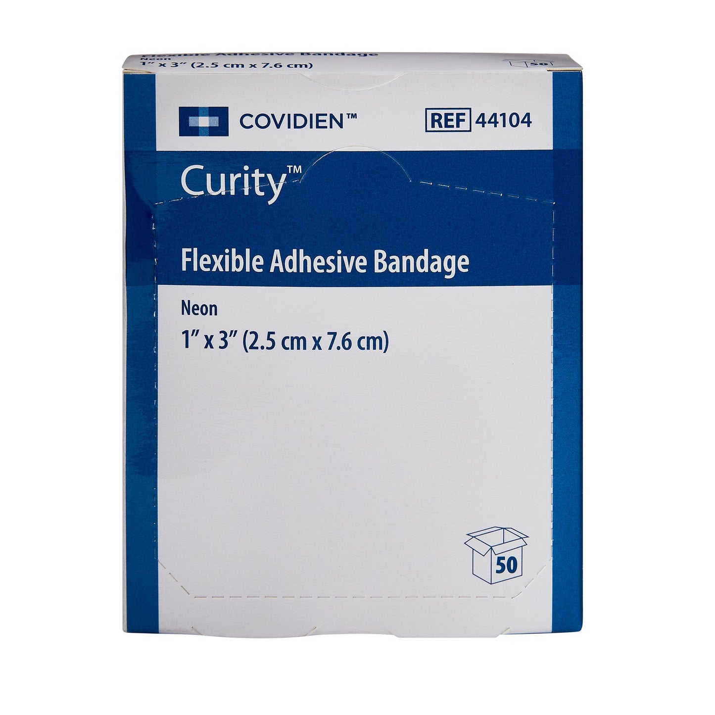 BANDAGE, FABRIC FLEX NEON MULTI-COL 1X3 (50/BX 24BX/CSKENDAL