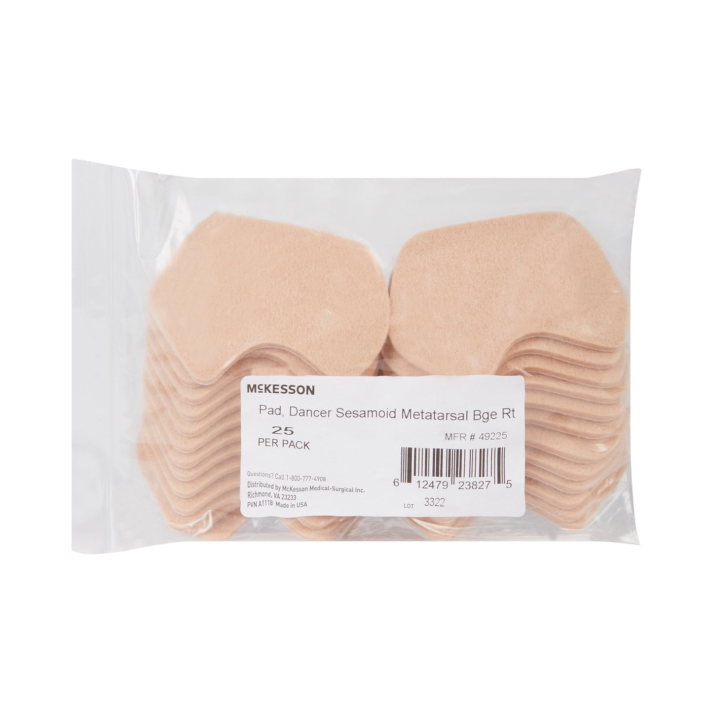 PAD, DANCER SESAMOID BGE RT (2L BGE RT (25/BG 12BG/CS)
