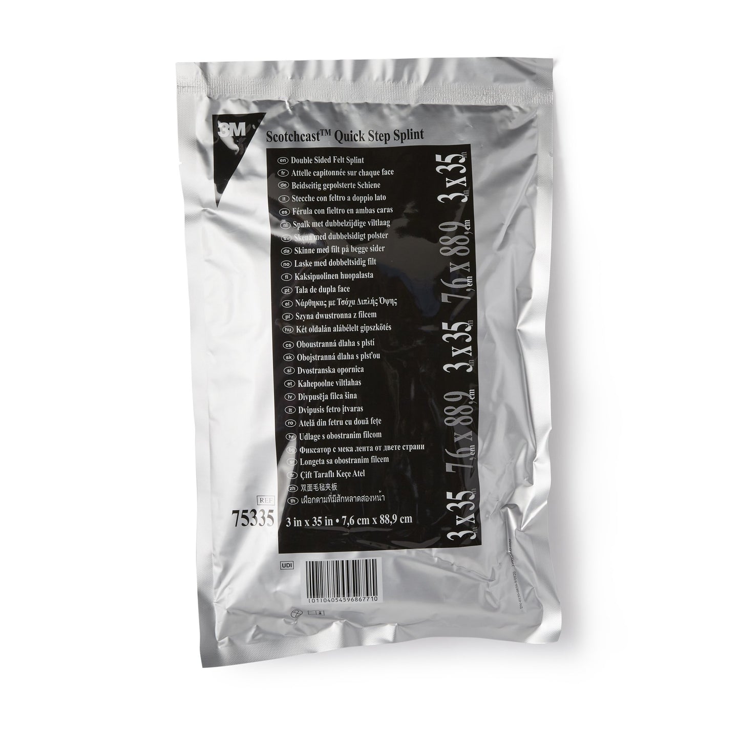 SPLINT, FIBERGLASS PADDED QUICKSTEP 3"X35" (10/CT)