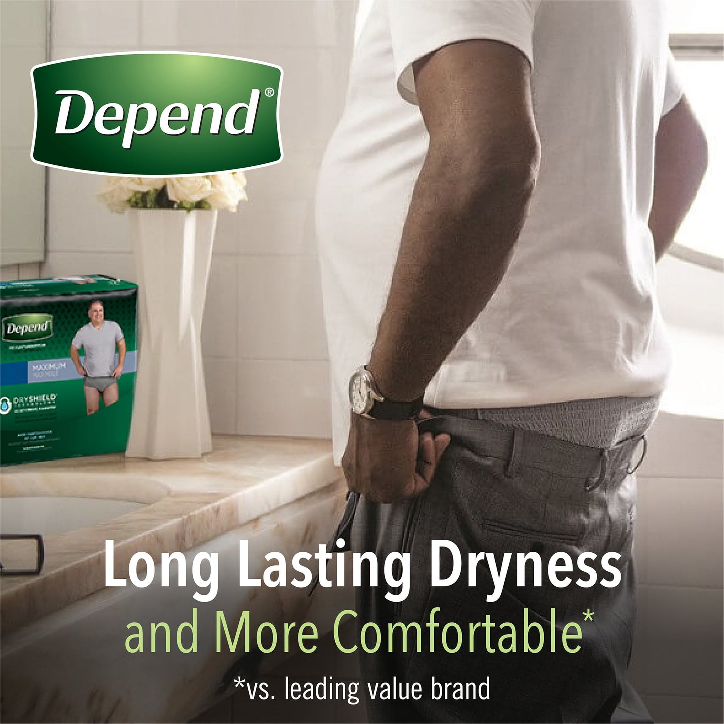 UNDERWEAR, DEPEND MAX ABSORB GRY SM/MED (19EA/PK 2PK/CS)
