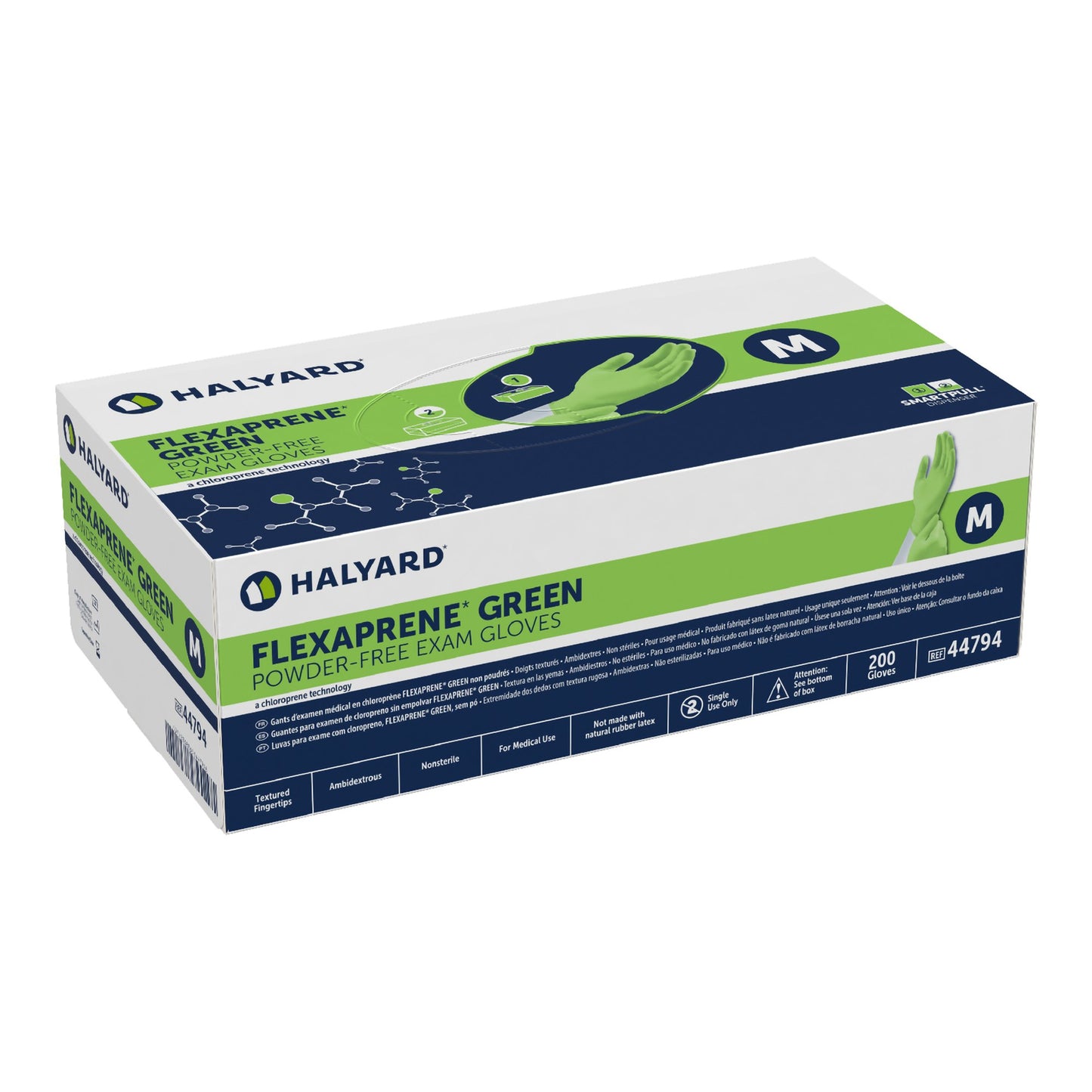 GLOVE, EXAM CHPRN MED N/S (200/BX 10BX/CS)
