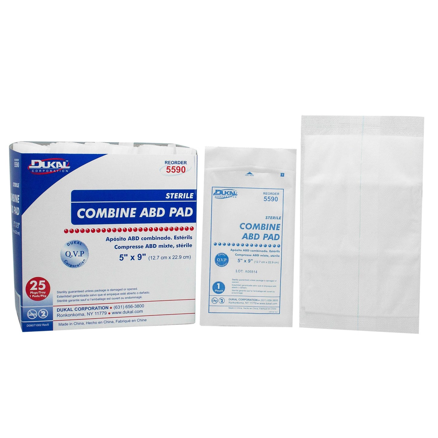 PAD, ABD STR 5X9 (25/BX 16BX/CS)