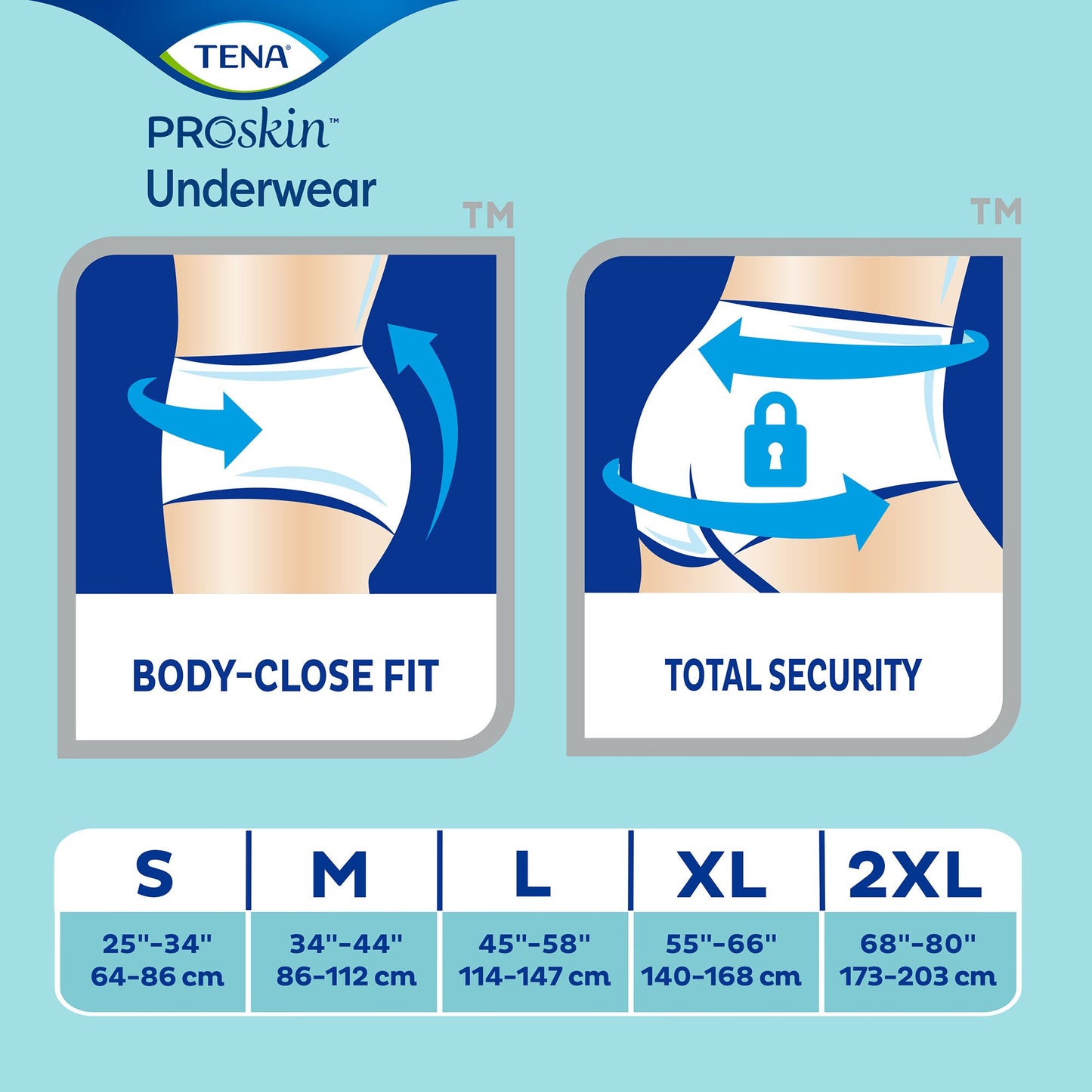 UNDERWEAR, INCONT TENA + UNSX WHT XLG (14/PK 4PK/CS)