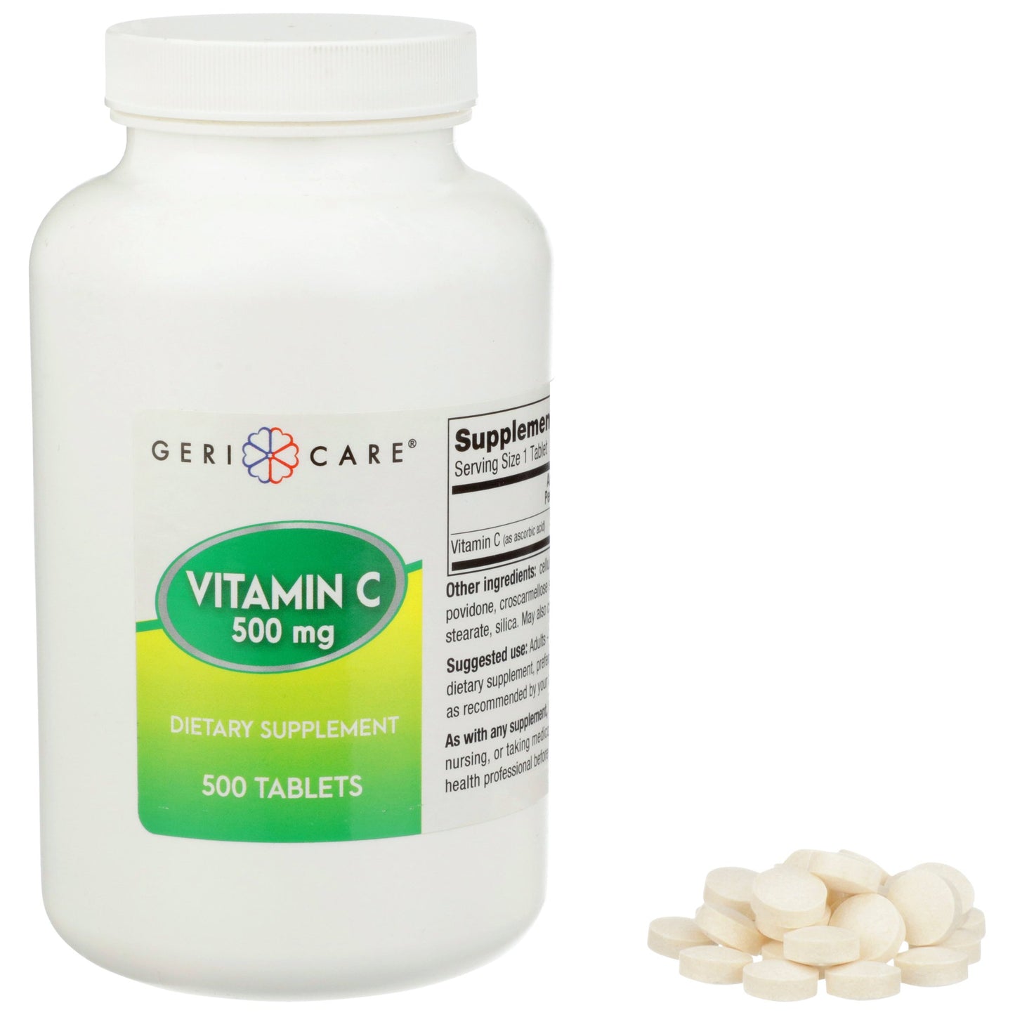 VITAMIN C, TAB 500MG (500/BT 12BT/CS)