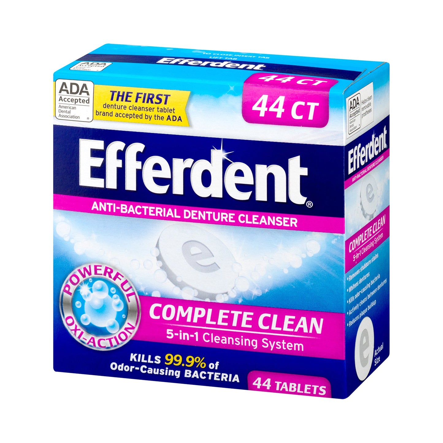 EFFERDENT, TAB CLEANER (44/BX)