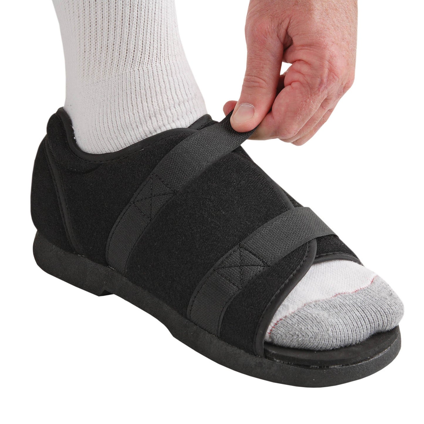 SHOE, POST OP SFT TOP FML SM BLK