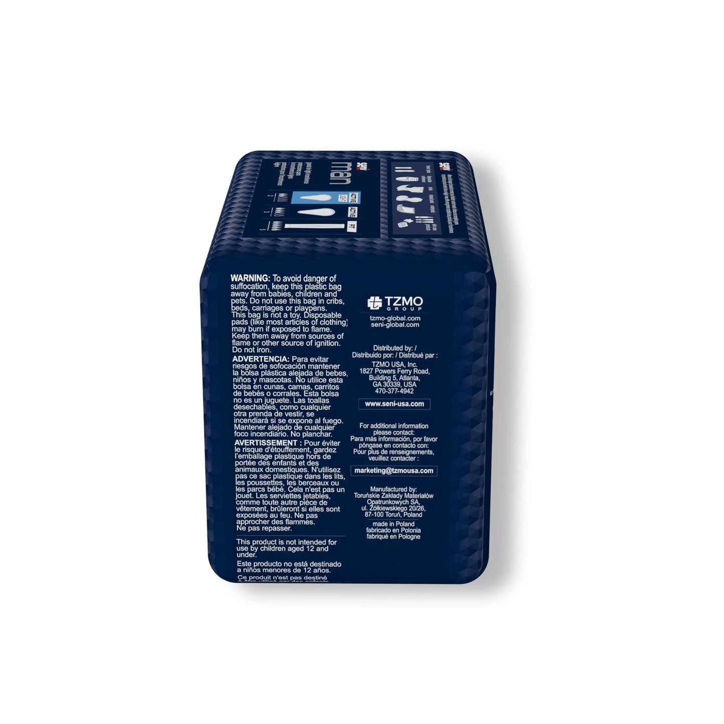 GUARD, MALE ACTIVE LIGHT SENIMAN (15/PK 6PK/CS)