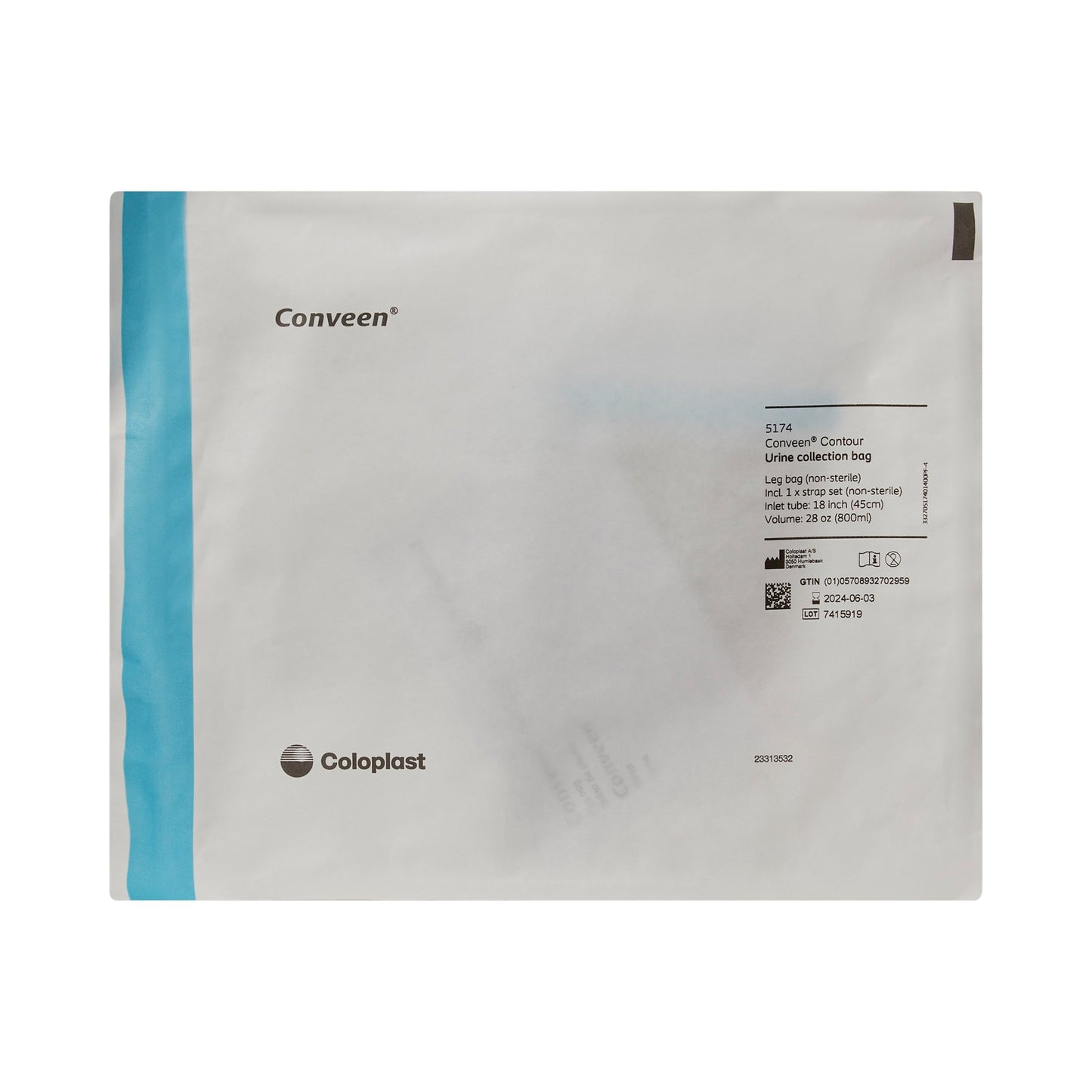 BAG, LEG W/STRAP LG 28OZ (10/BX) MENTOR