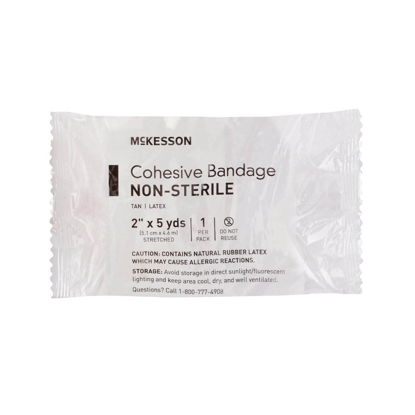 BANDAGE, COHESIVE N/S TAN 2" (36PK/CS)