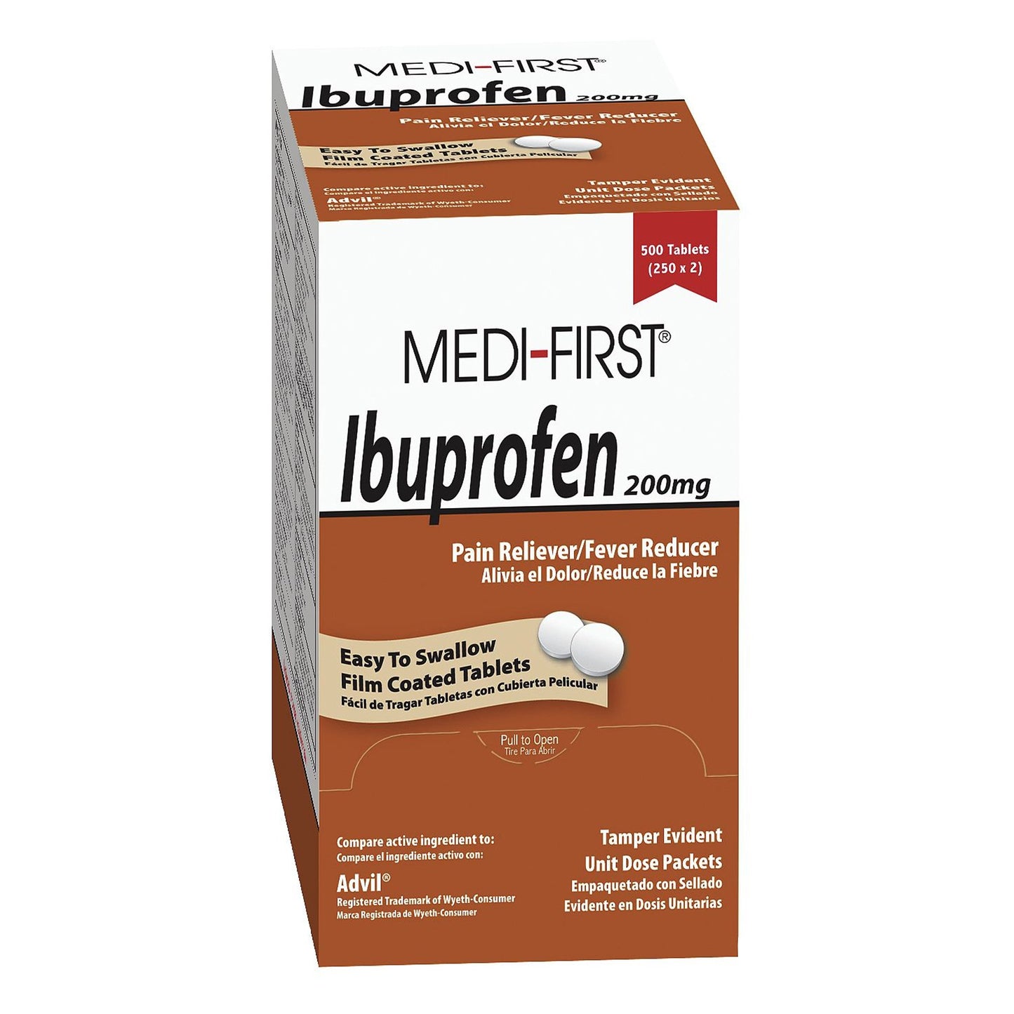 IBUPROFEN, TAB 200MG (2/PK 250PK/BX)