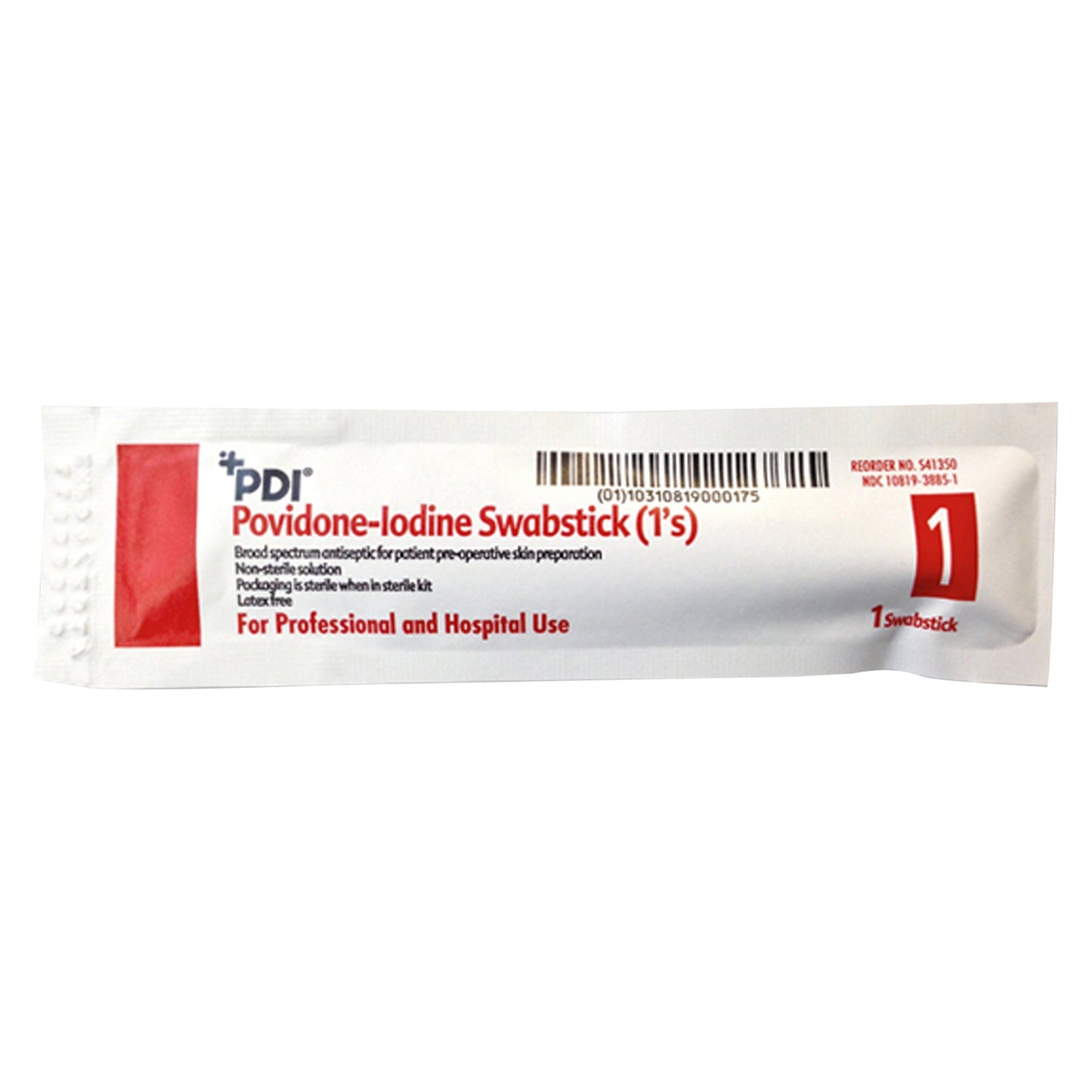 SWABSTICK, PVP PREP 1'S (50/BX)