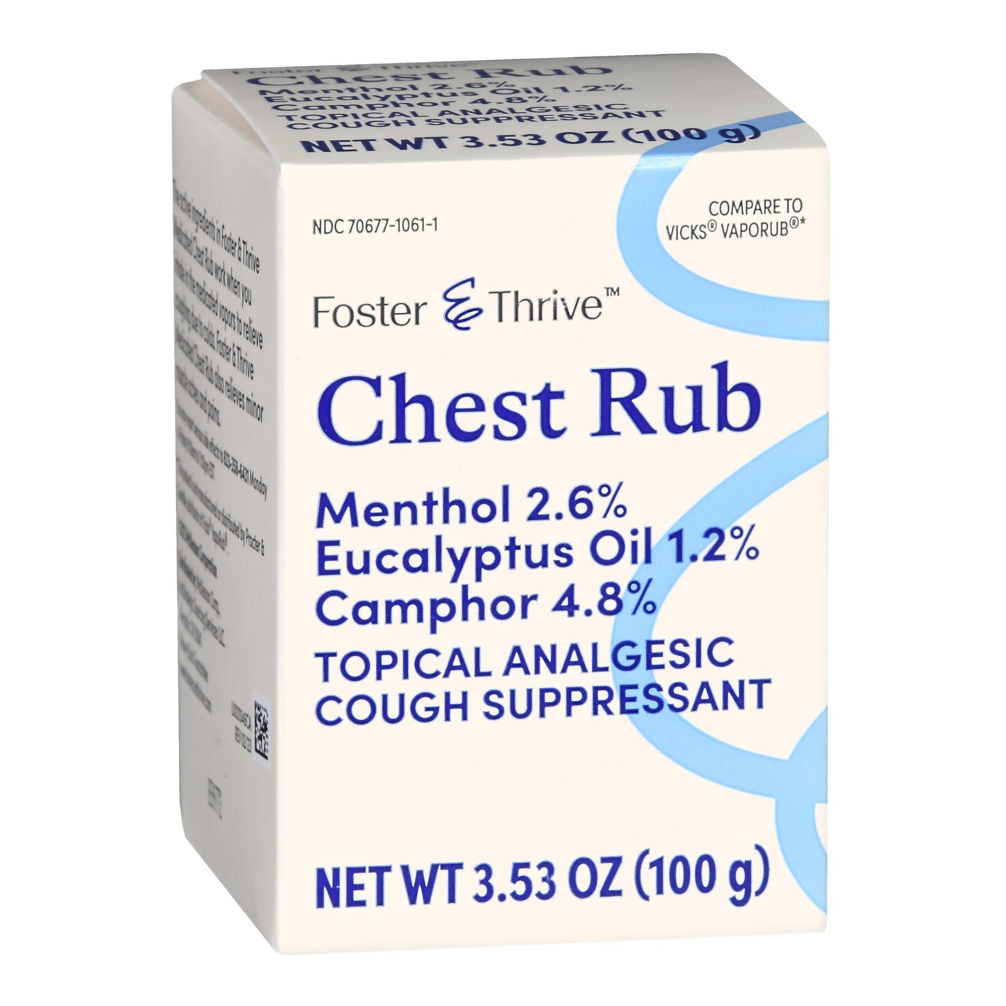 CHEST RUB, OINT FT MEDICATED 3.5OZ