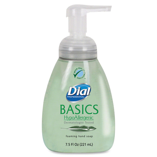 SOAP, DIAL BASICS FOAM 7.5OZ (8/CS)