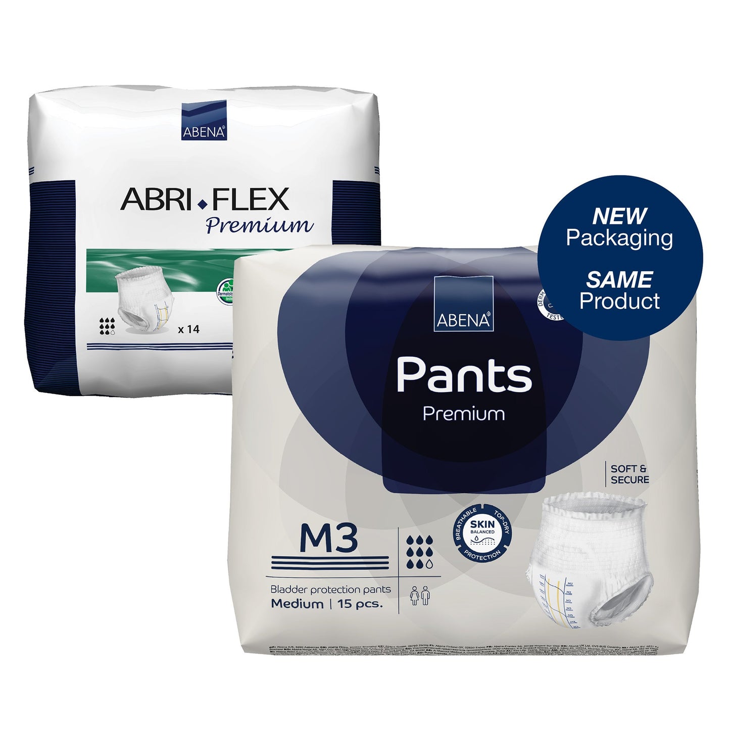 UNDERWEAR, INCONT ABENA PROT PREM M3 MED (15/PK 6PK/CS)