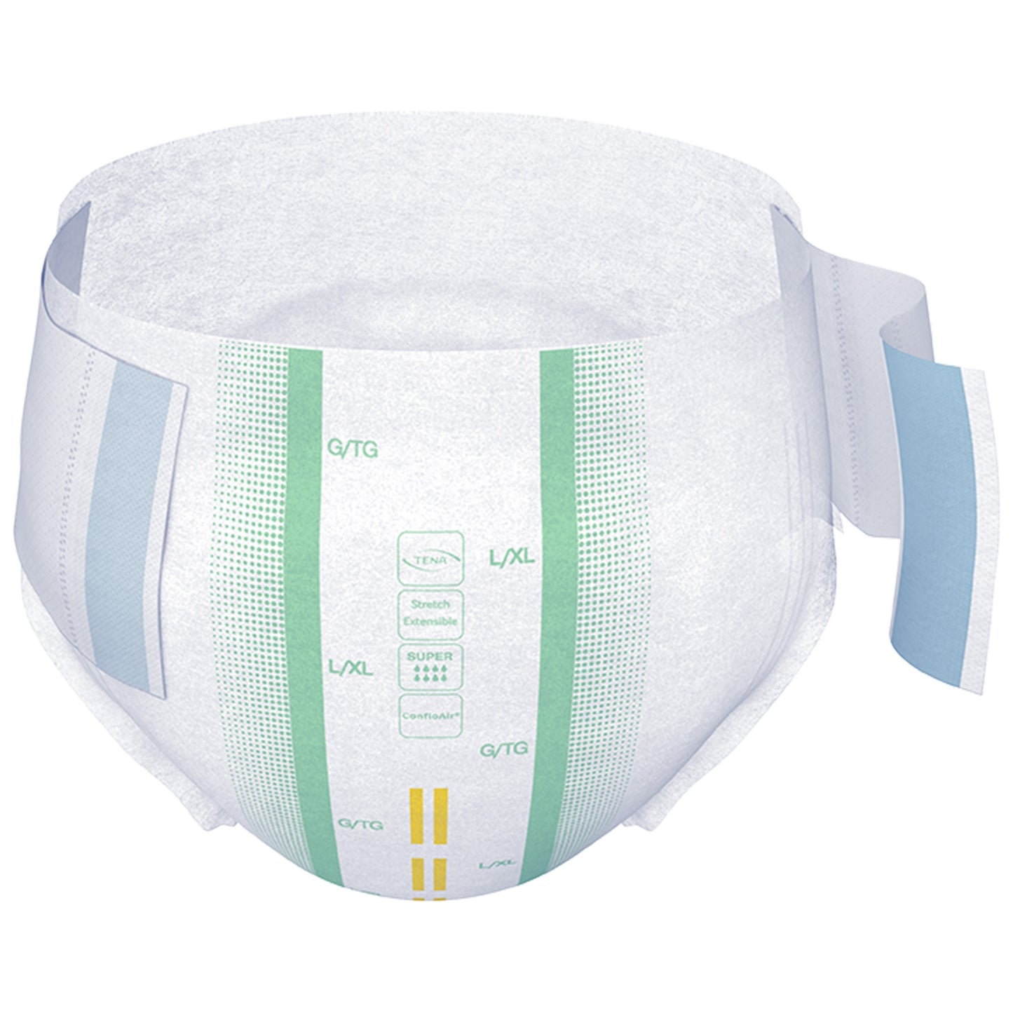 BRIEF, TENA SUPER STRCH LG/XLG(28/BG 2BG/CS) SCAPER