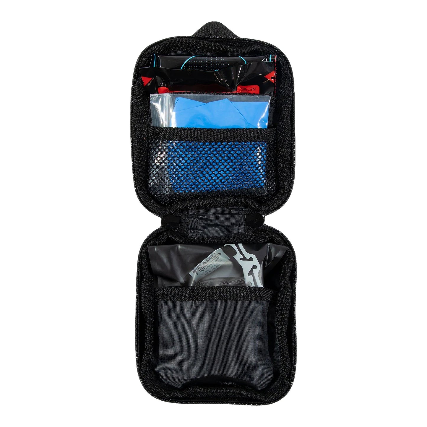 FIRST AID KIT, EVERYDAY CARRY PRO WATERPRF BLK 5.25X4.75X2"