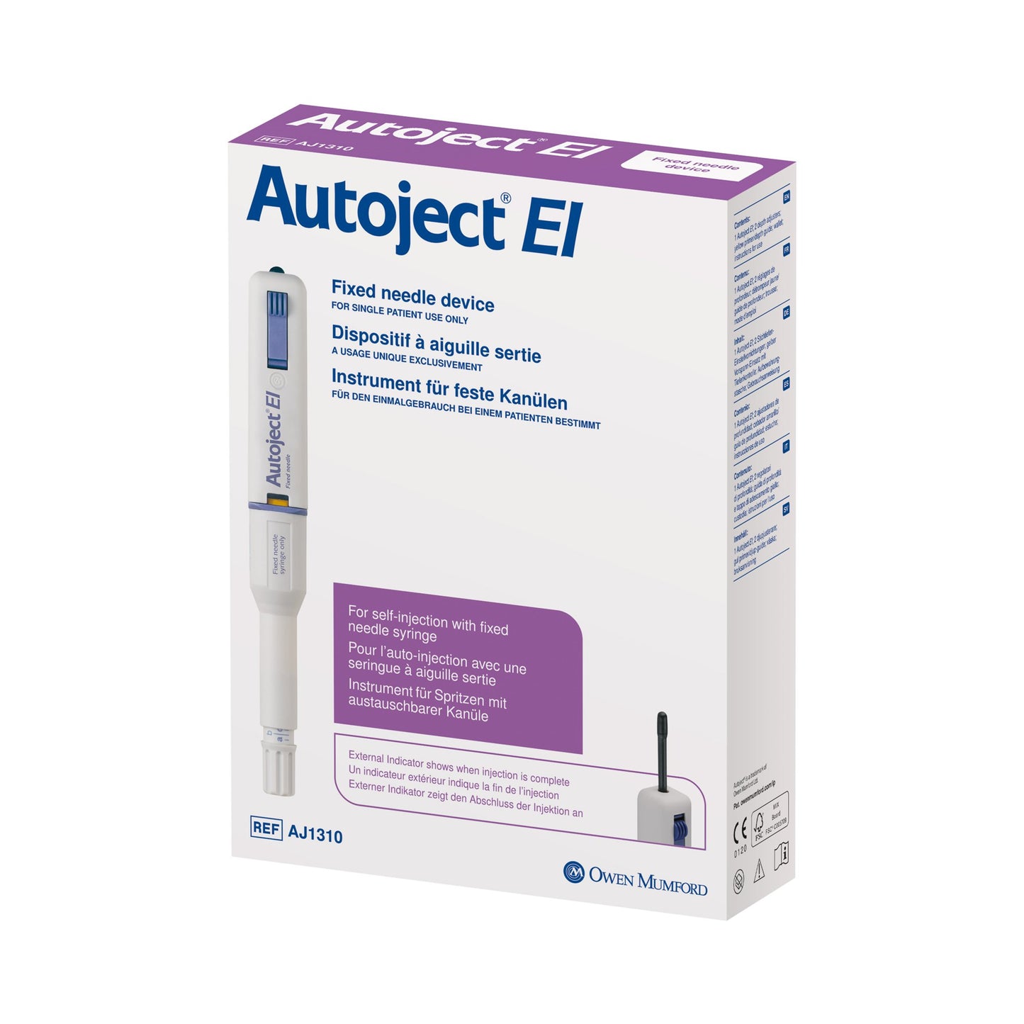 AUTOJECT, F/FIXED NDL INJ (1/BX)
