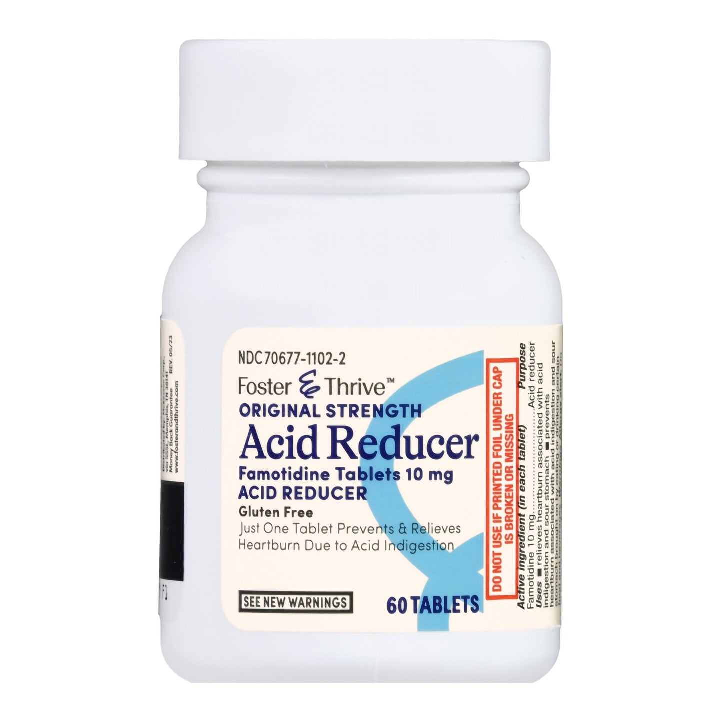 FAMOTIDINE, TAB FT SM ACID REDUCER 10MG (60/BX)