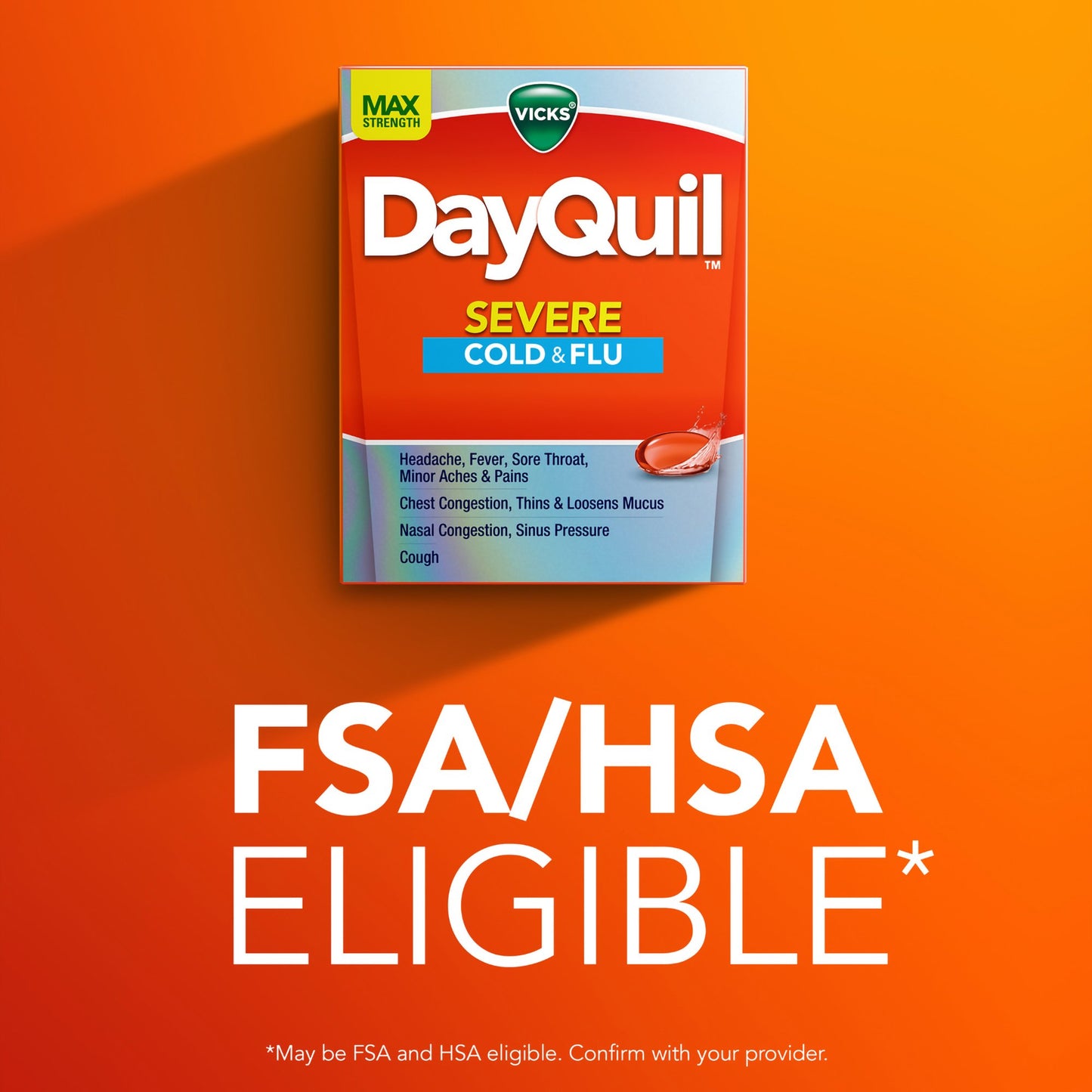 DAYQUIL, LIQ CAP VICKS SEVERE COLD & FLU (24/CT)