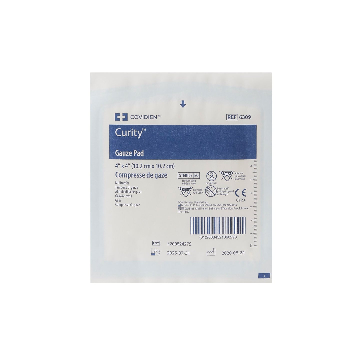 SPONGE, GAUZE 12PLY STR 4"X4" (100/CT 12CT/CS)