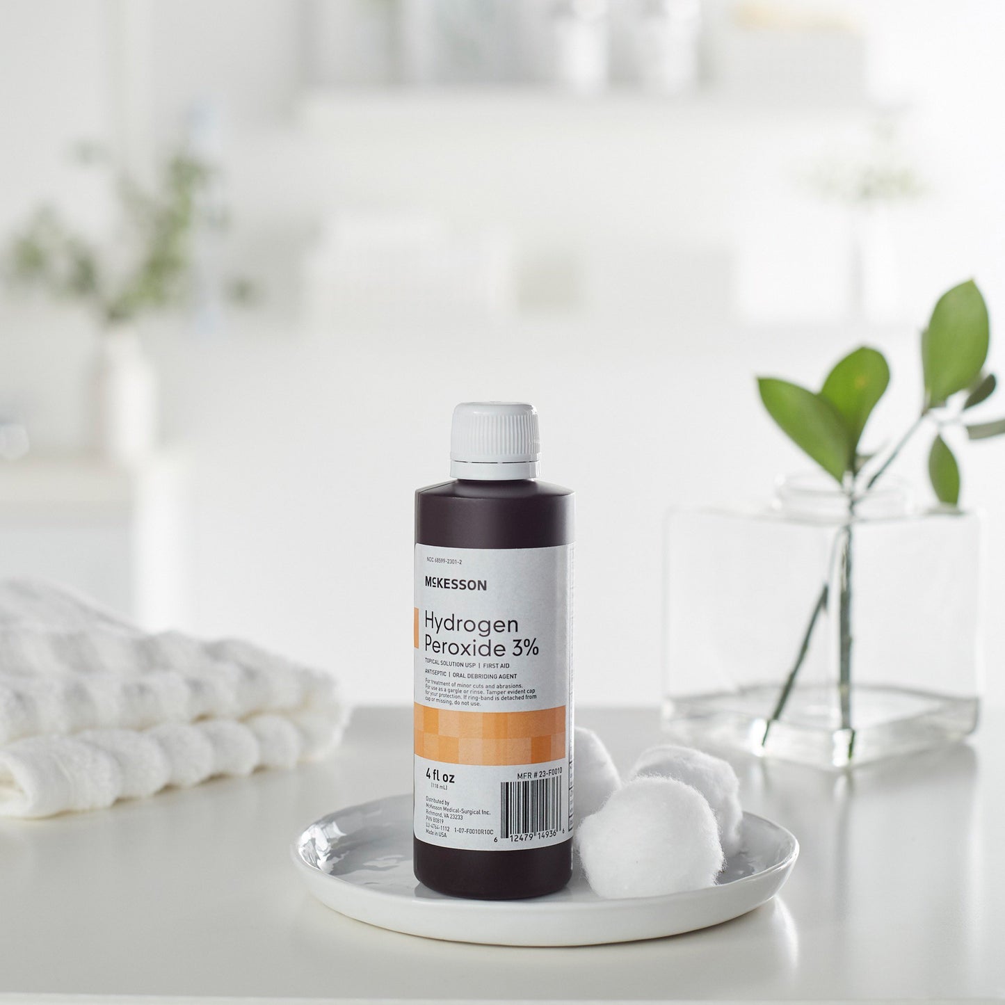 HYDROGEN PEROXIDE, 3% 4OZ (24/CS)