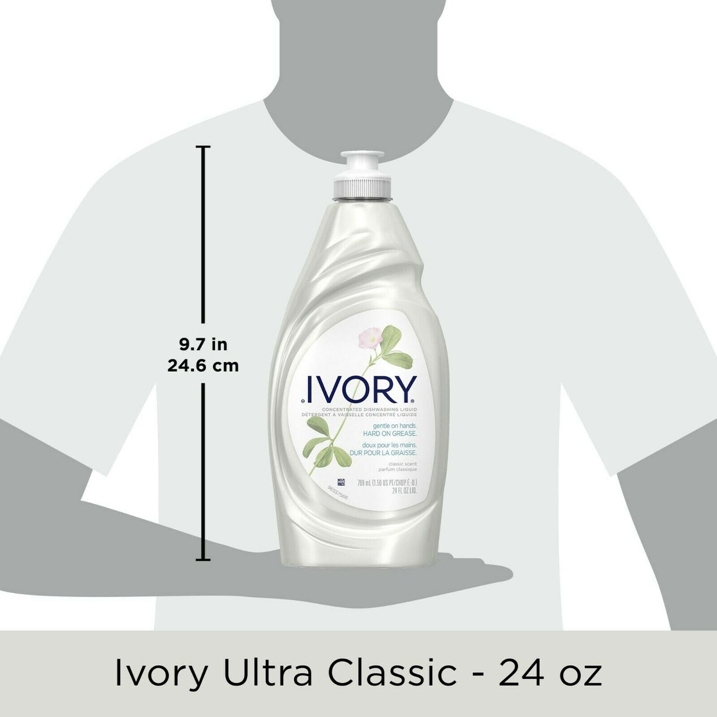 SOAP, IVORY DISHWASHING LIQ 24OZ (10/CS)