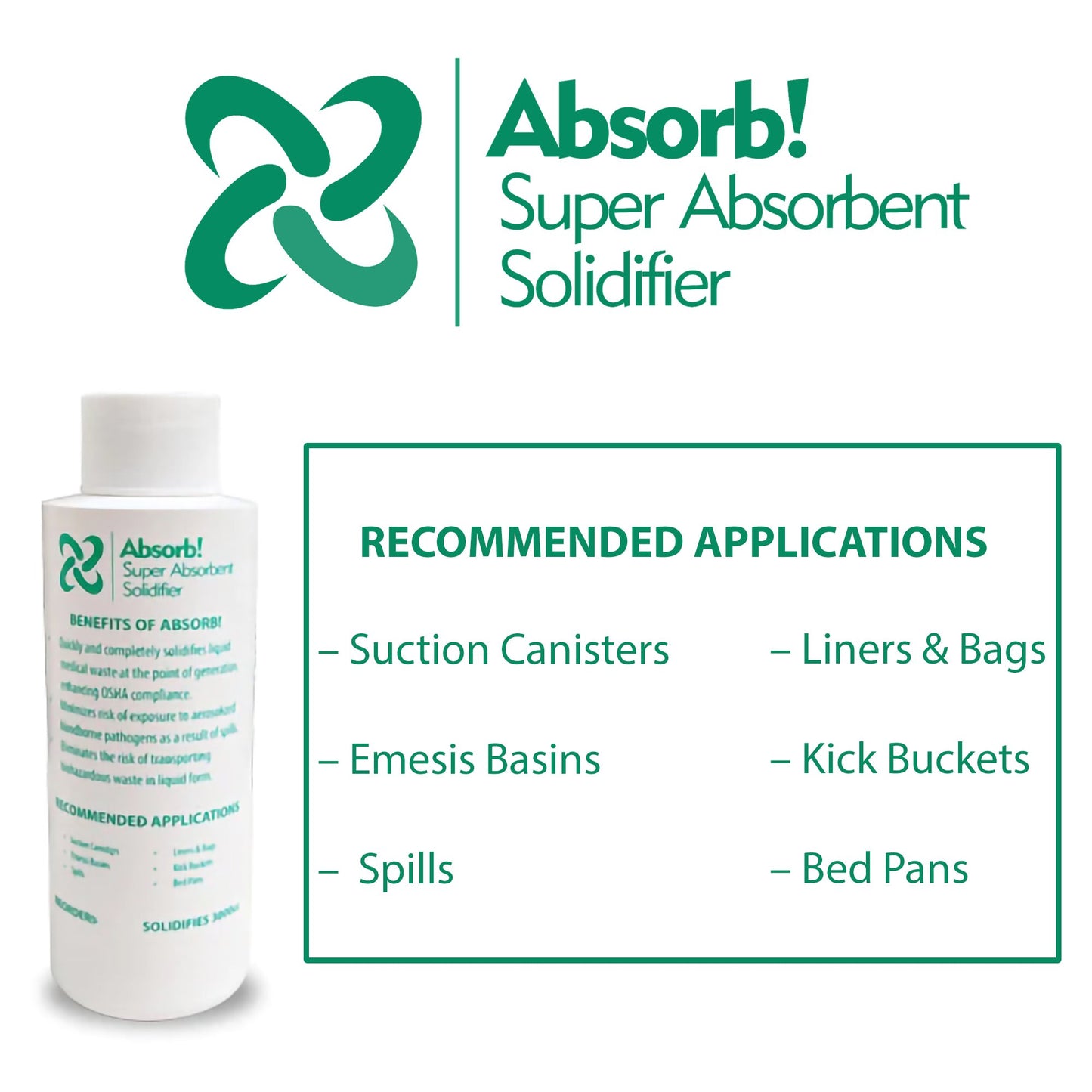 SOLIDIFIER, ABSORB 1,200CC (175/CS)