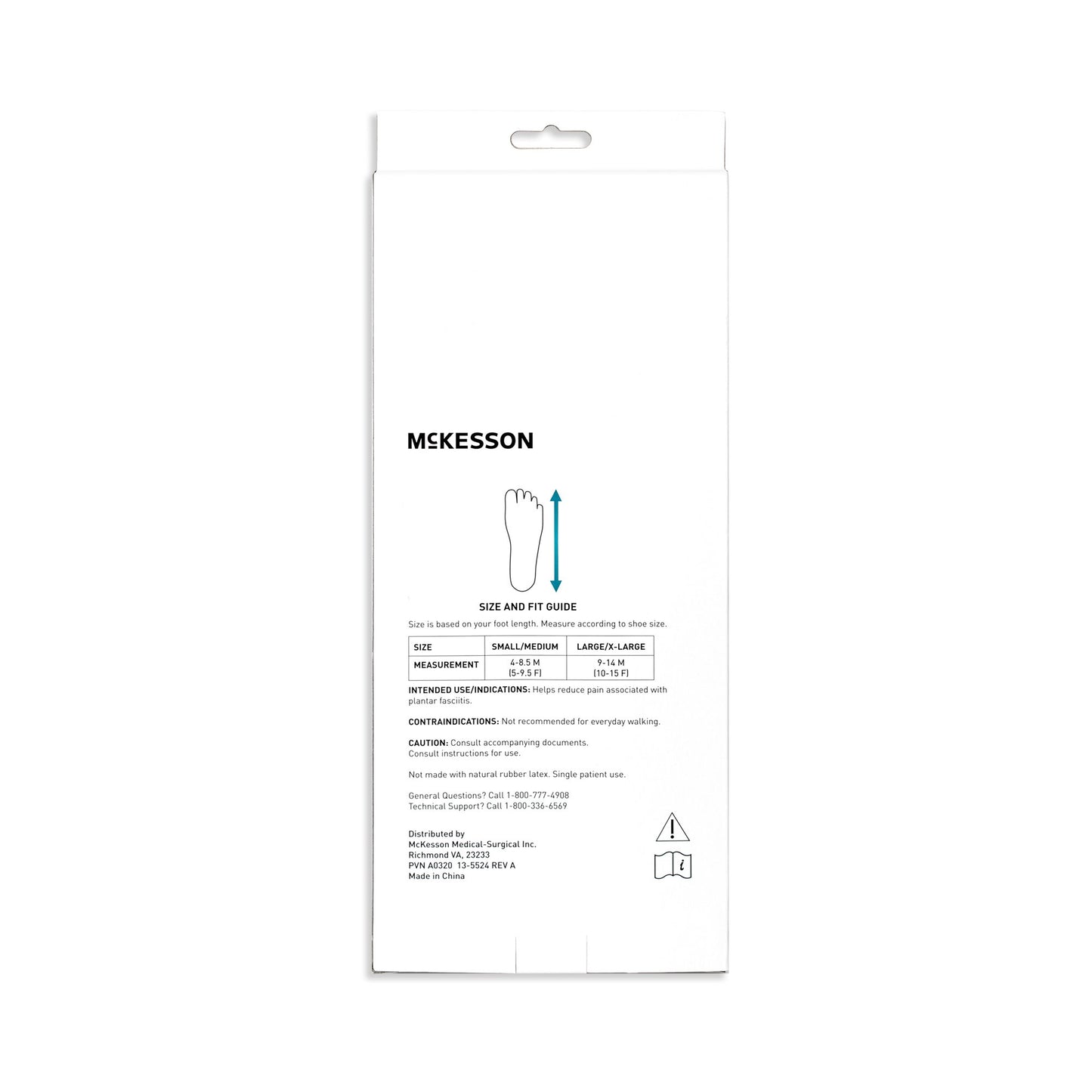 SPLINT, NIGHT DORSAL SM/MED