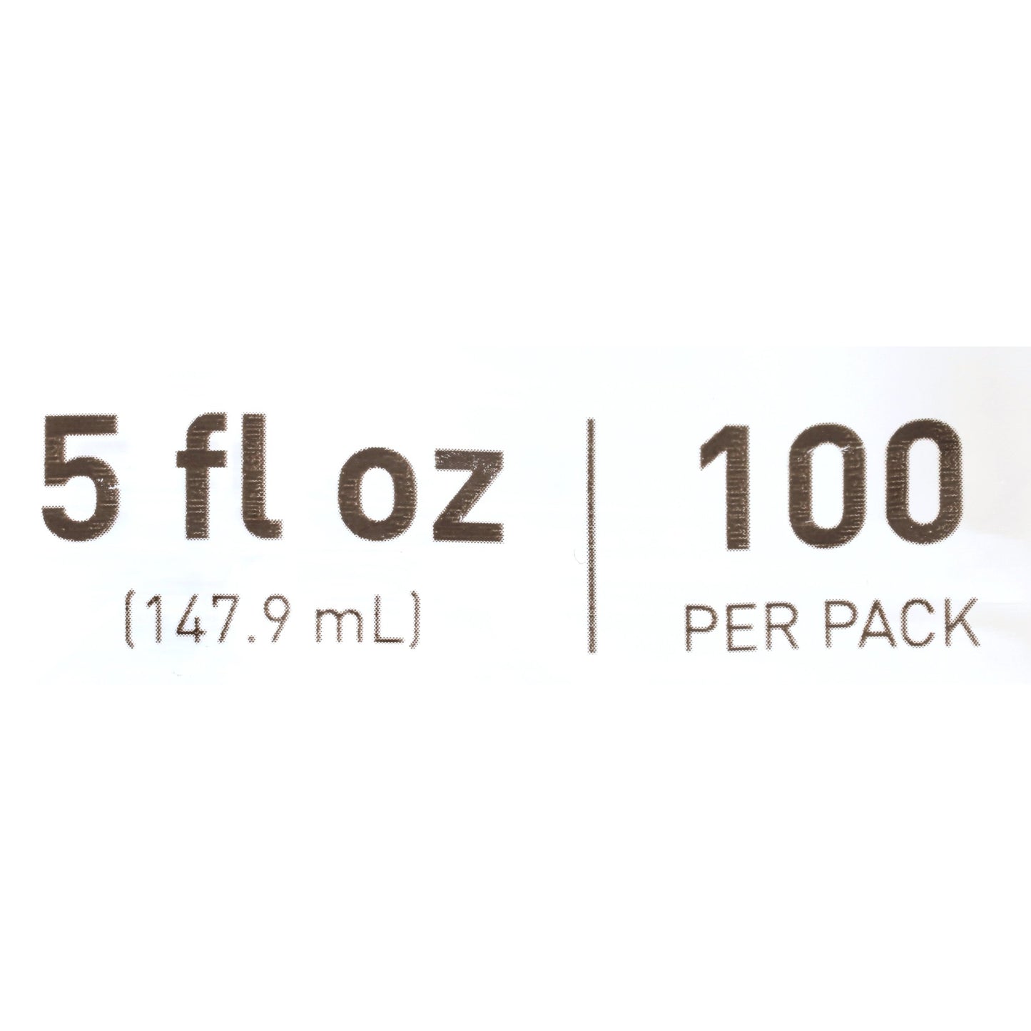 CUP, DRINKING TRANSLUCENT PP 5OZ (100/SL 20SL/CS)