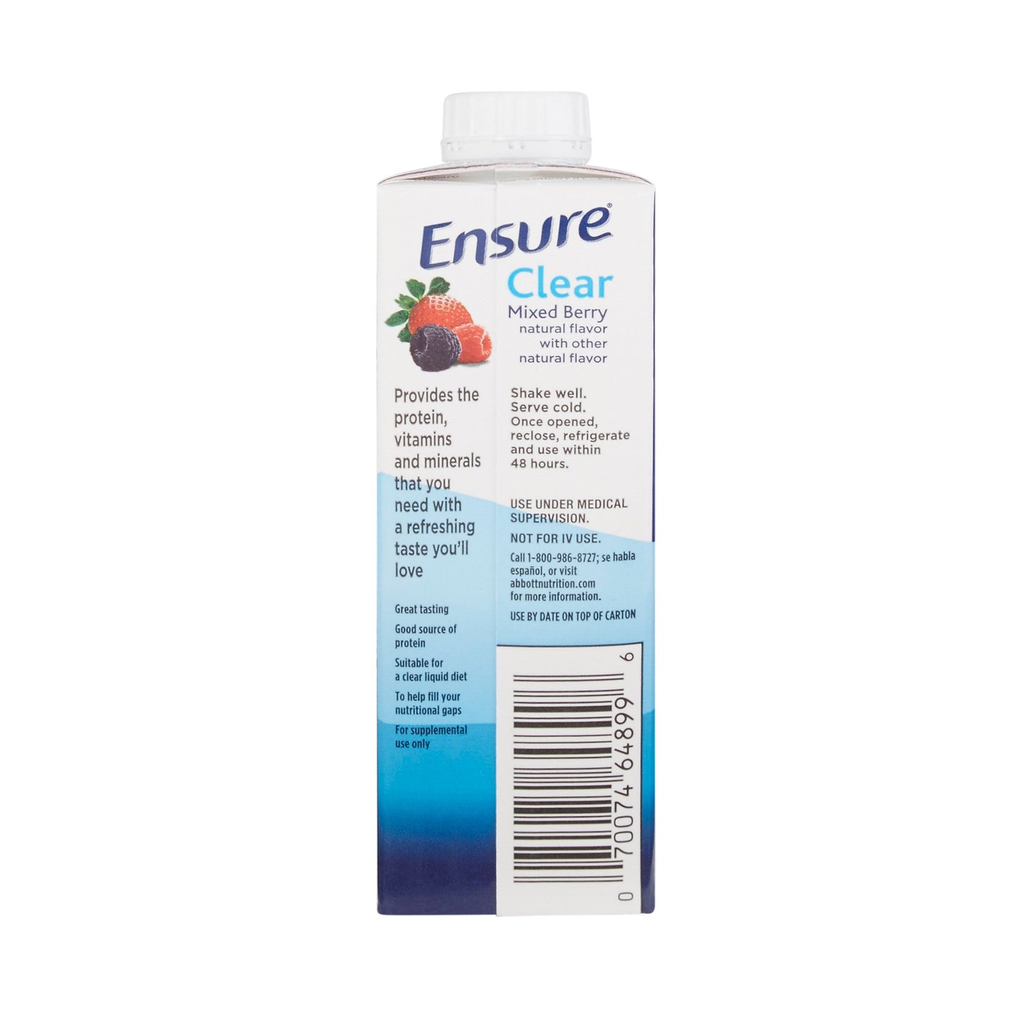 ENSURE CLEAR, INST ARC MXD BERRY 8OZ (24/CS)