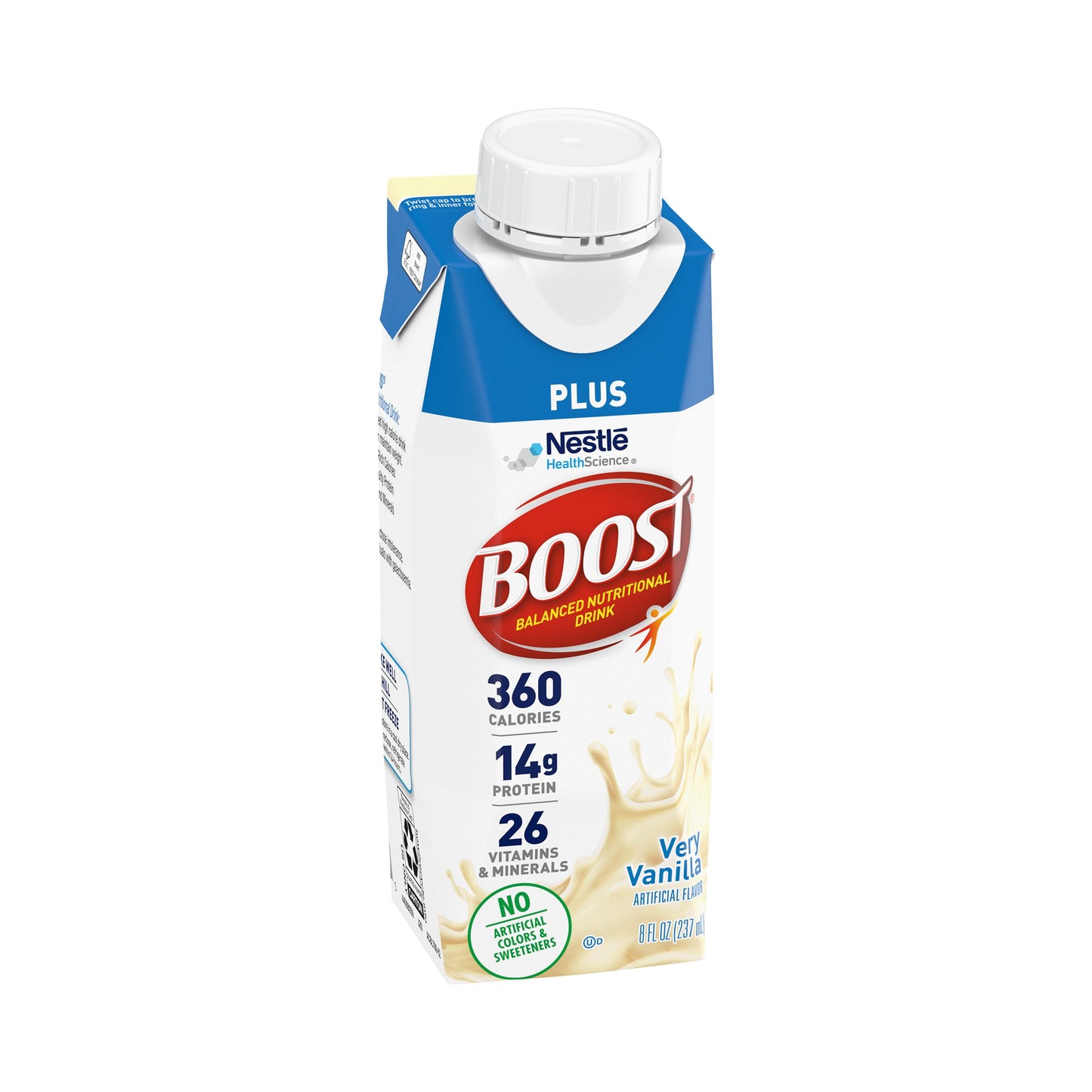 BOOST PLUS, VERY VANILLA 8OZ (24/CS)