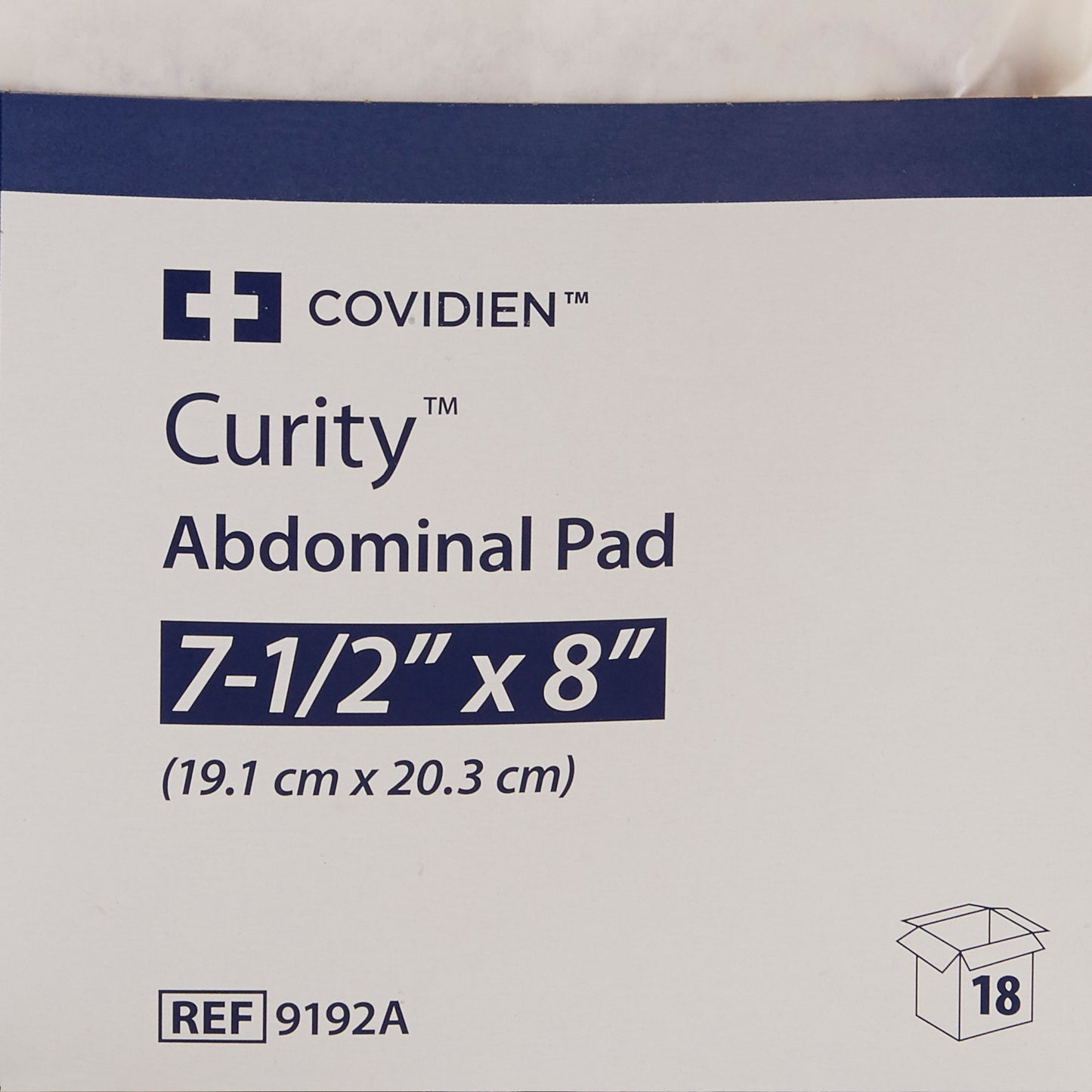 PAD, ABDN CURITY 7 1/2"X8" (18/TR 12TR/CS)