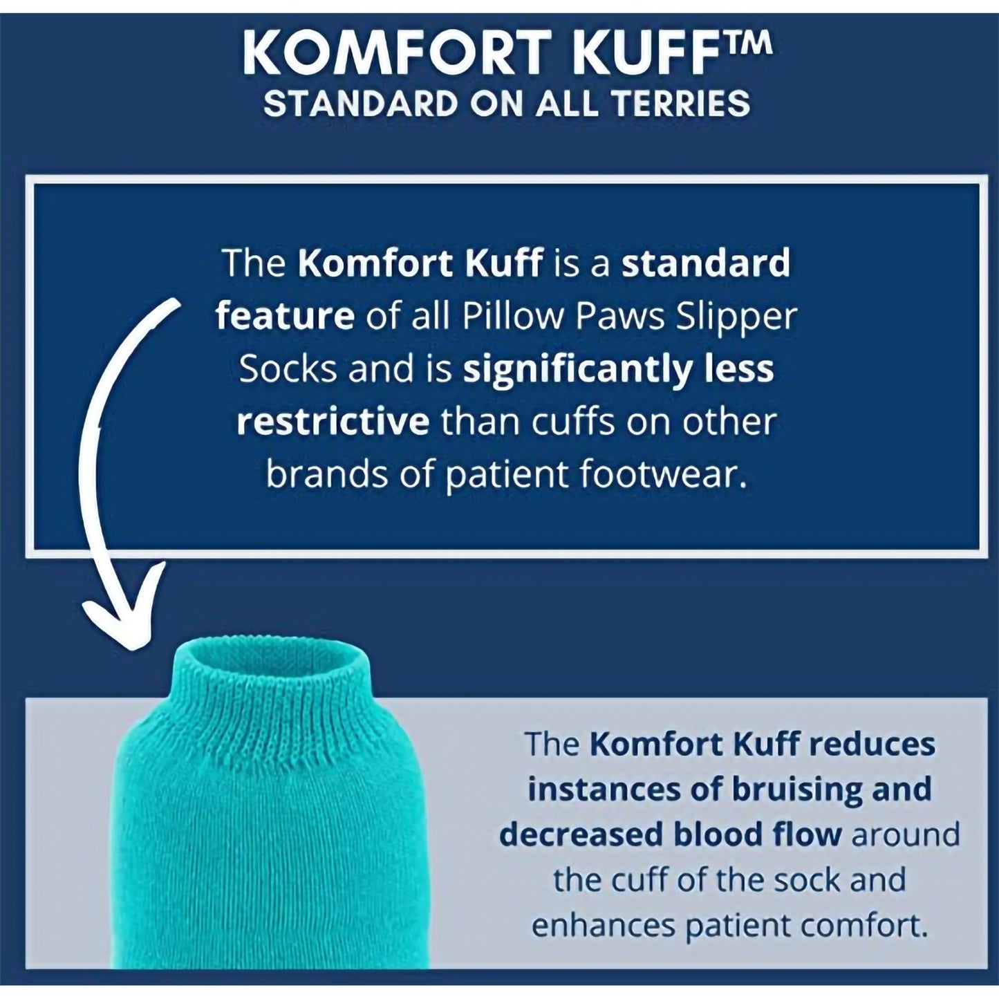 SLIPPER, BARIATRIC PILLOW PAWS360 RBLU 3XLG (48PR/CS)