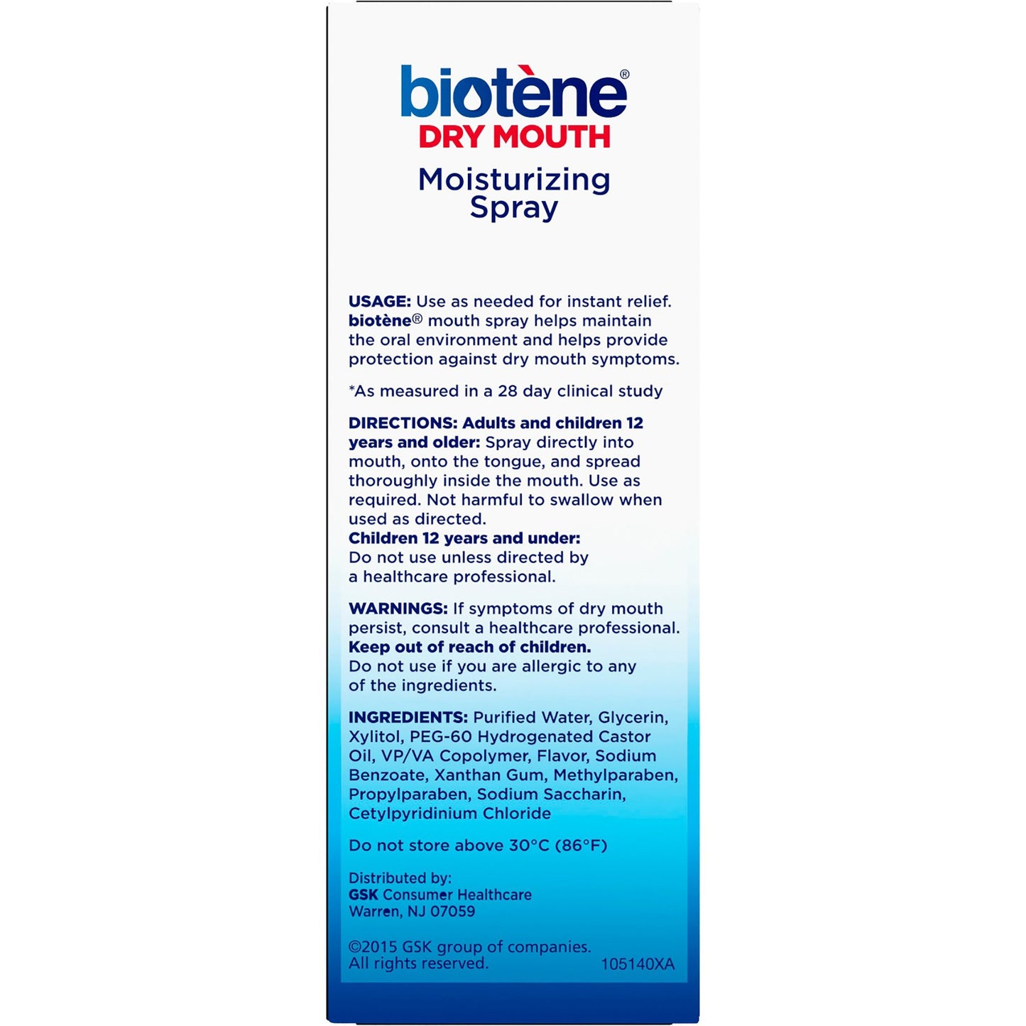 MOUTHSPRAY, MOIST BIOTENE 1.5OZ
