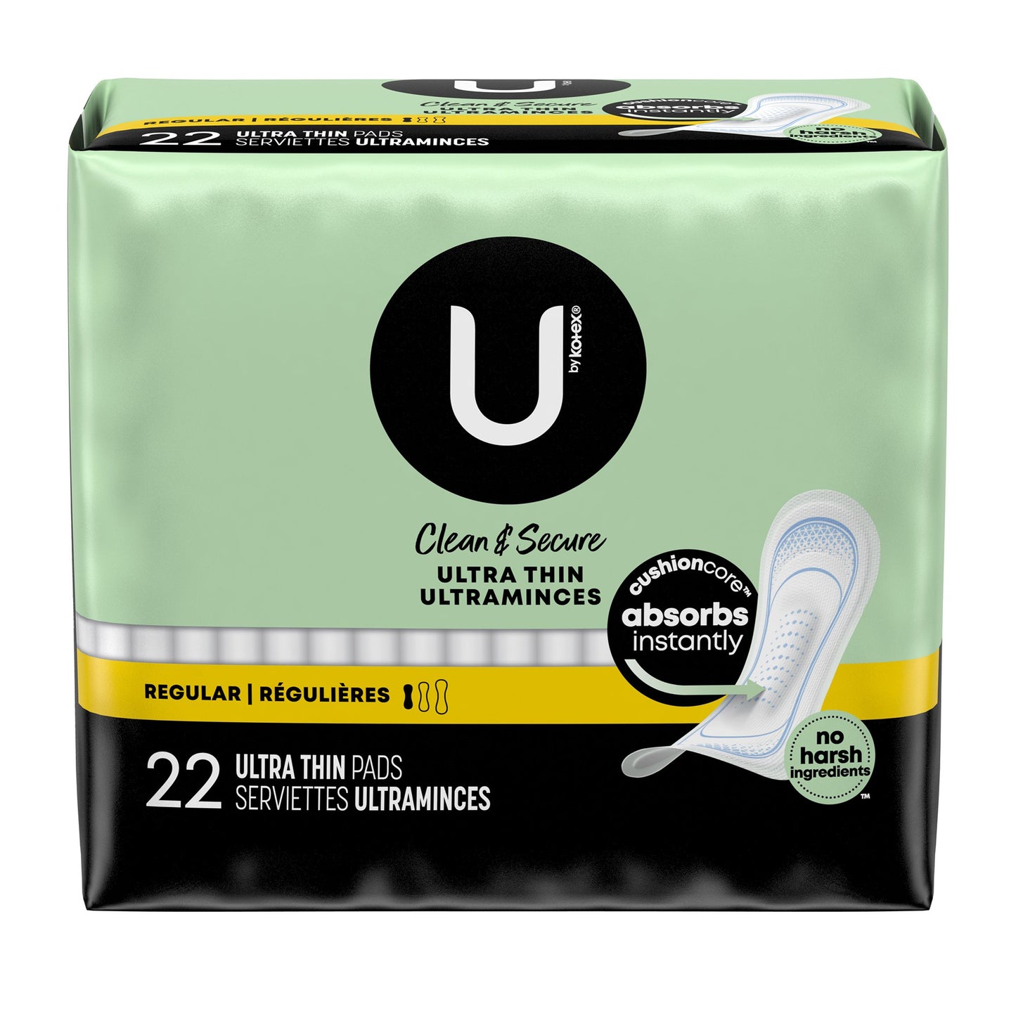 PAD, KOTEX ULTRA THIN PREM REG(22/BG 8BG/CS)