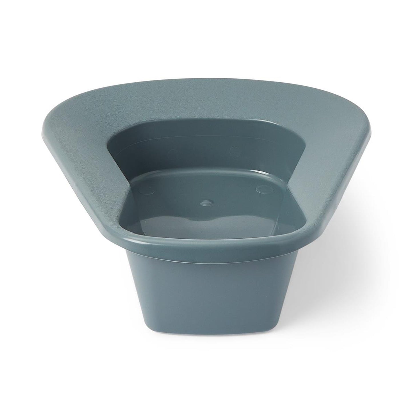 BEDPAN, COMMODE STYLE STACKABLE GRY (50/CS)