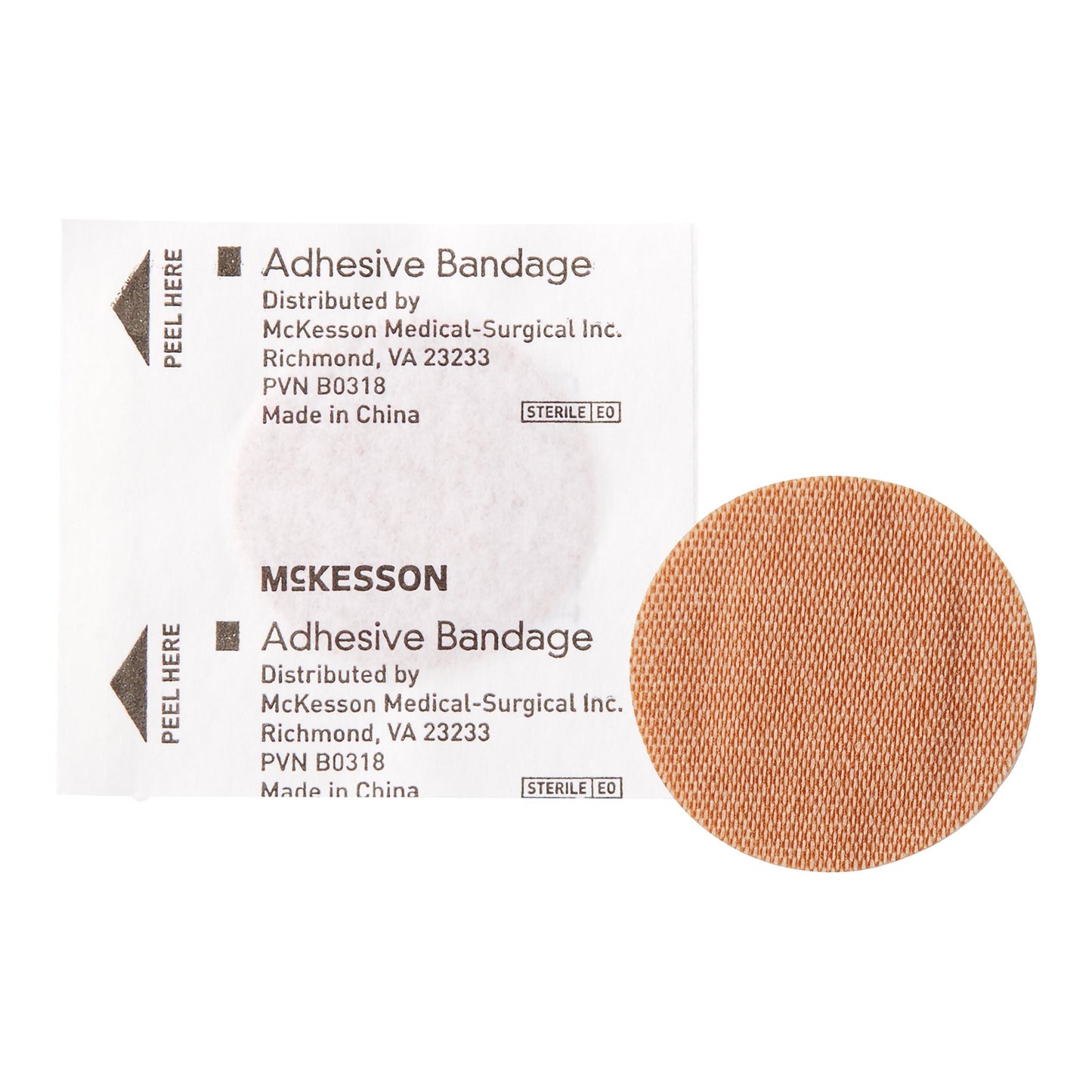 BANDAGE, ADHSV FABR SPOT 1" (100/BX 24BX/CS)
