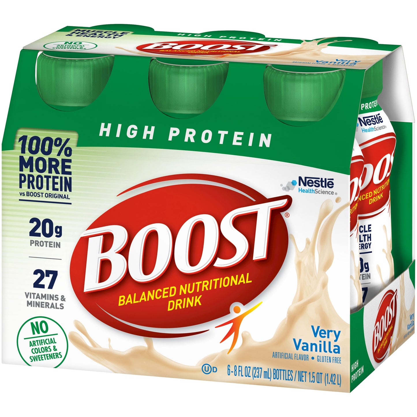 BOOST, HI PROTEIN VAN 8OZ (6/PK 4PK/CS)