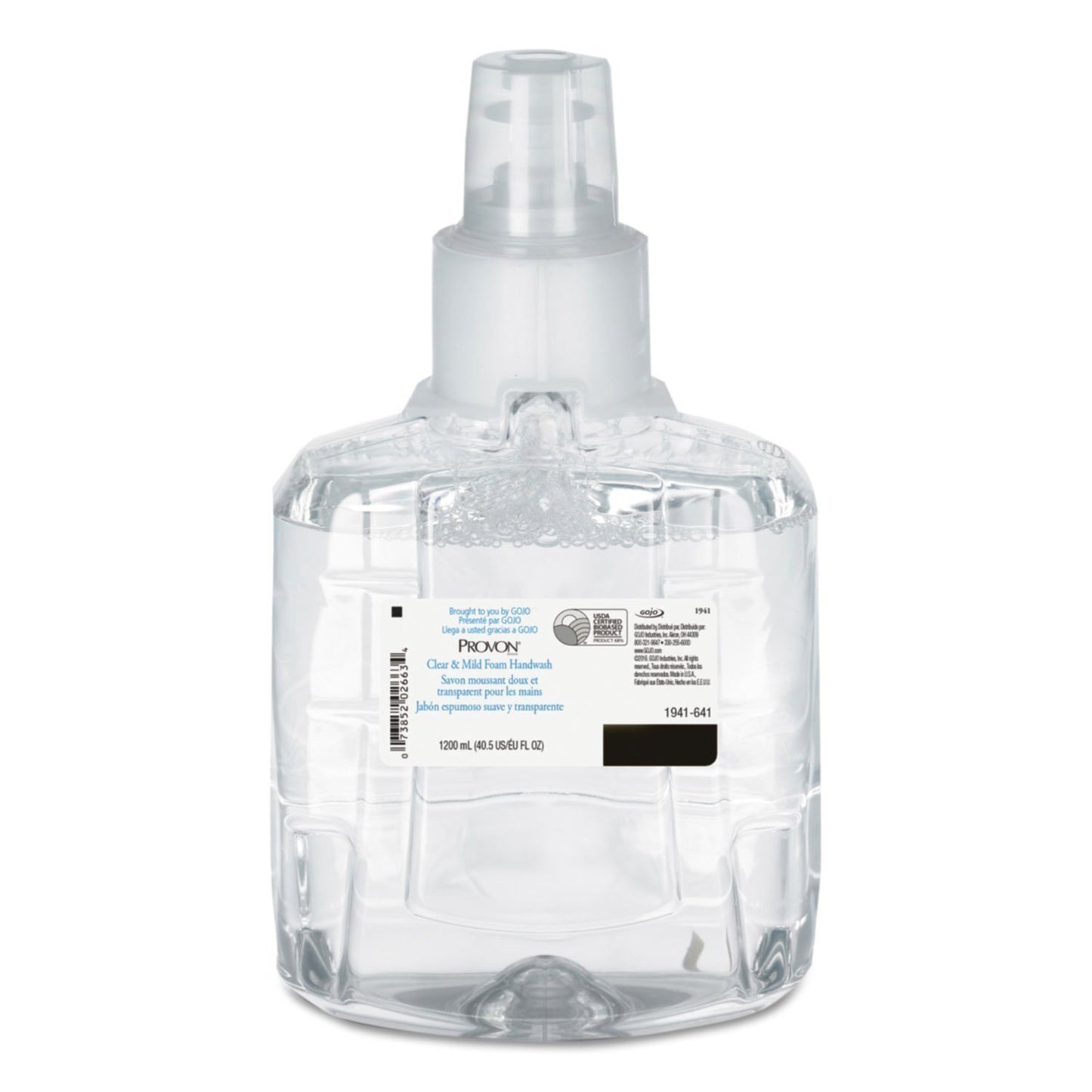 HANDWASH, FOAM PROVON CLR & MILD 1200ML (2/CS)