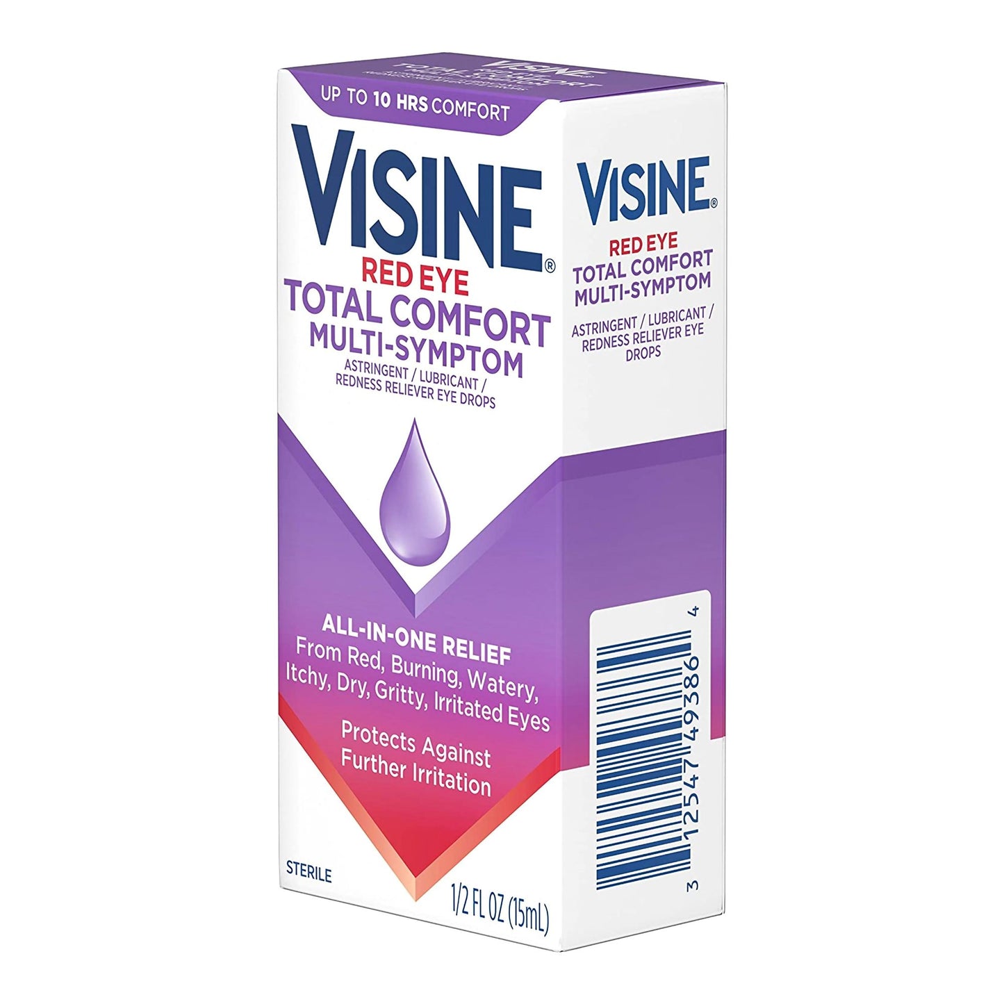 VISINE RED EYE, DRP COMFORT MULTI-SYMPTOM 0.5OZ