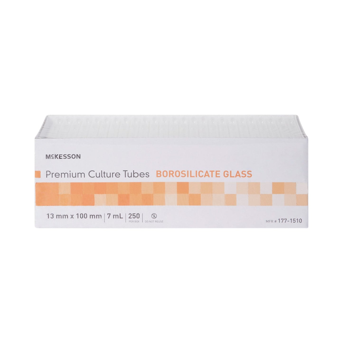 TUBE, TEST GLASS DISP 13X100 7ML (250/BX 4BX/CS)