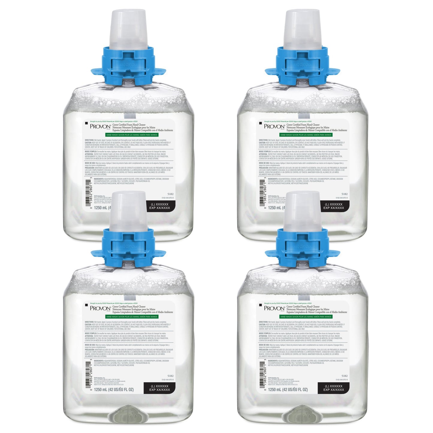 CLEANER, HAND FOAM 1250ML (4/CS)