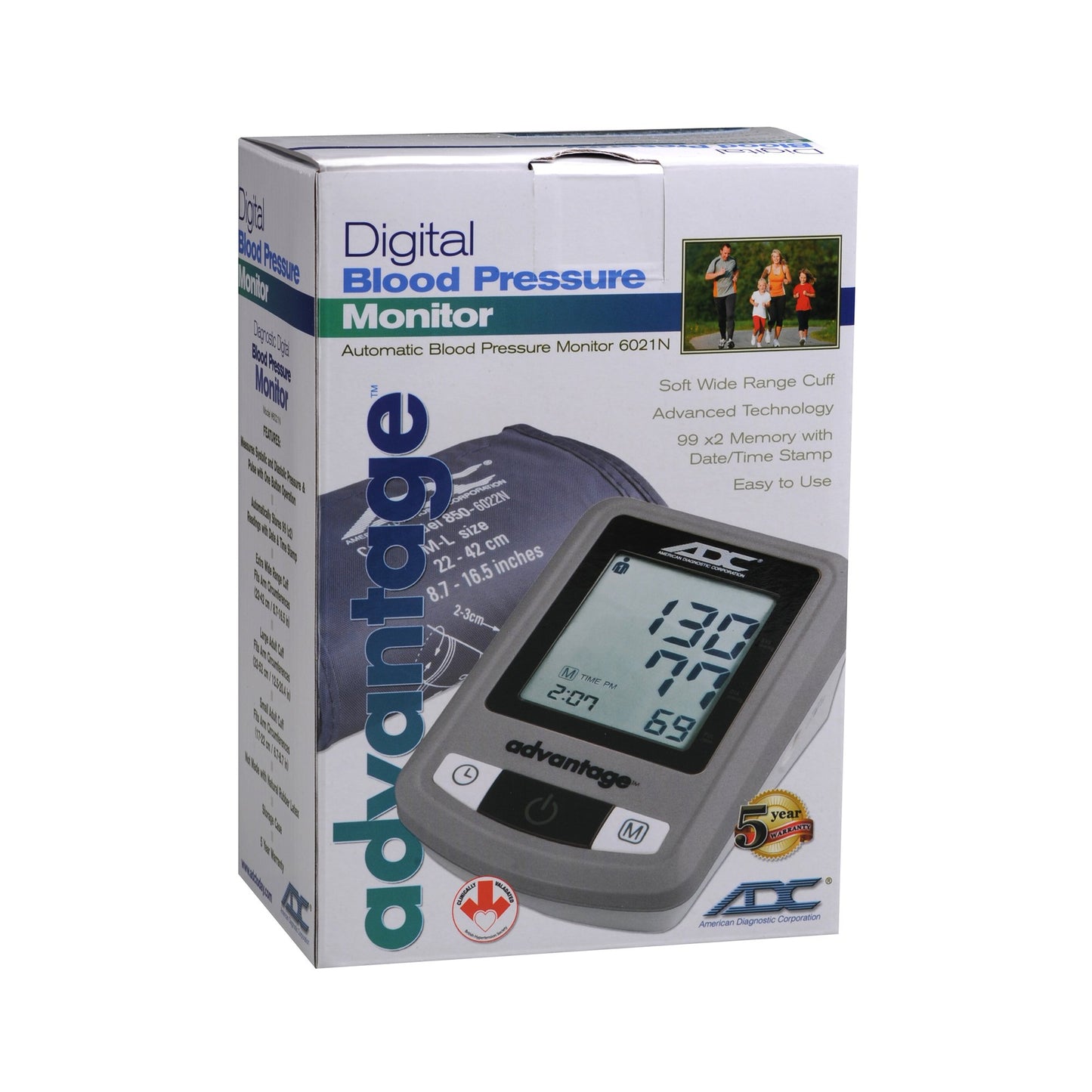 MONITOR, BP DIG AUTOMATIC W/CUFF ADLT LG