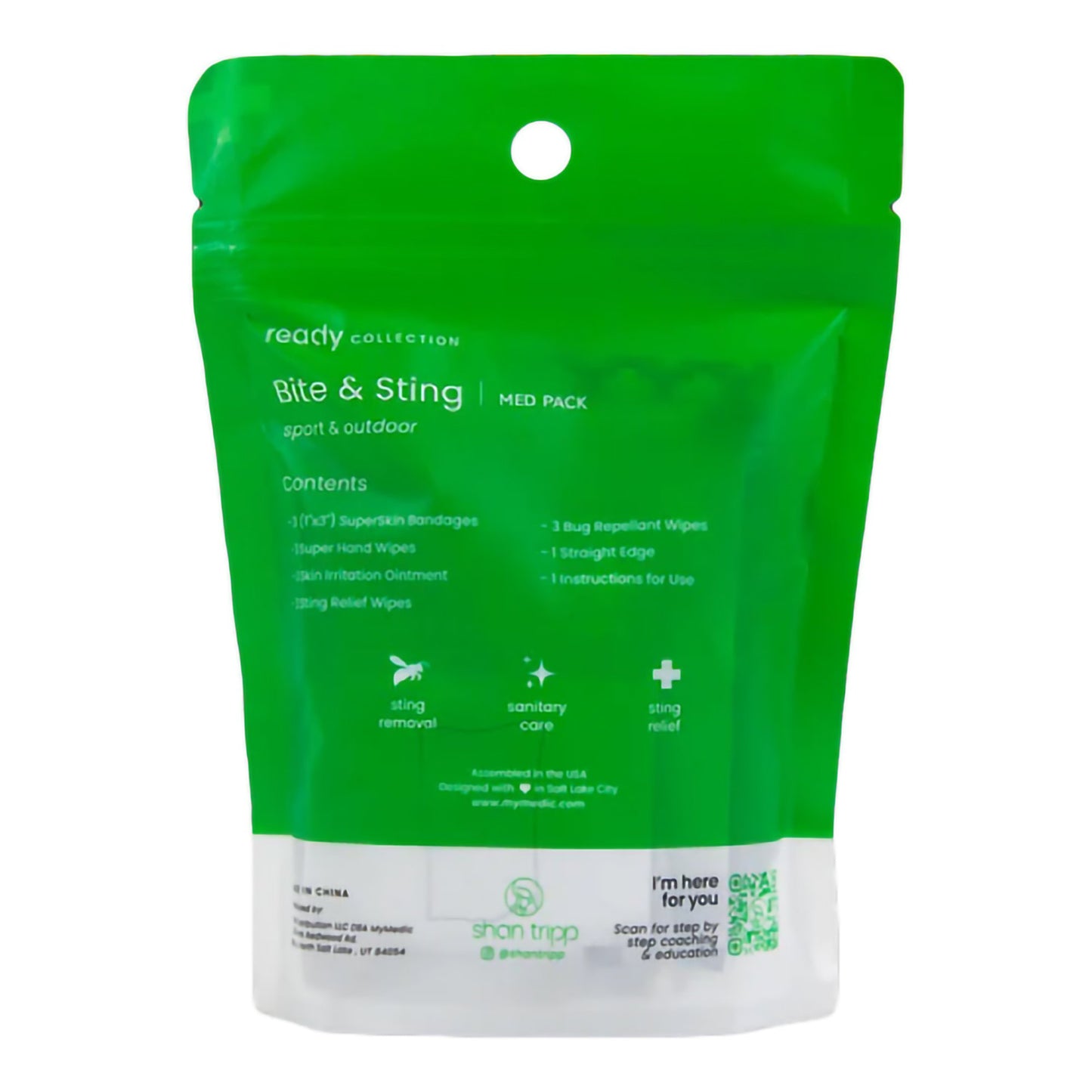 FIRST AID KIT, MEDICAL PACK F/BITE & STING